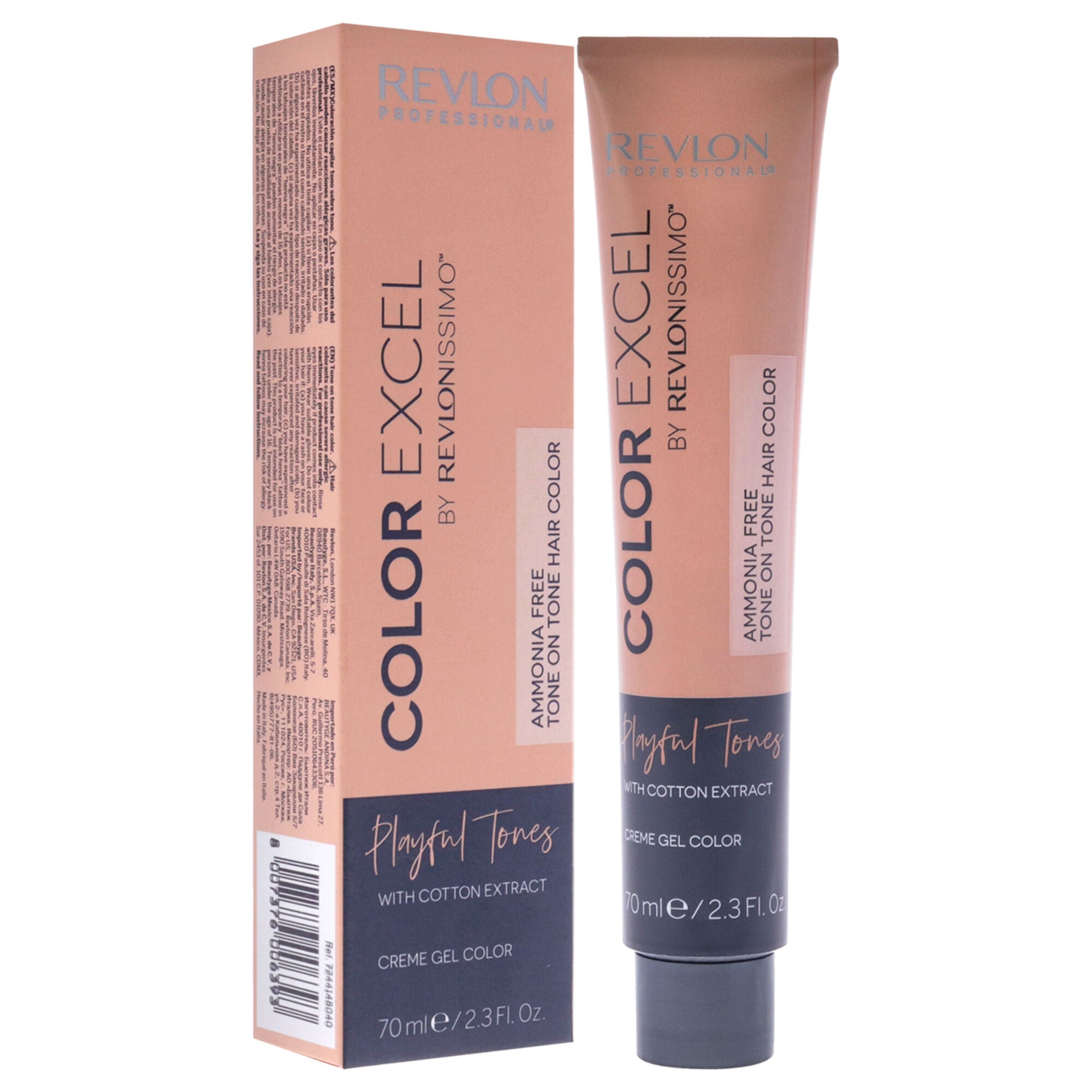 Revlonissimo Color Excel - 400 Peach by Revlon for Unisex - 2.3 oz Hair Color, See Description, alternate image number 1