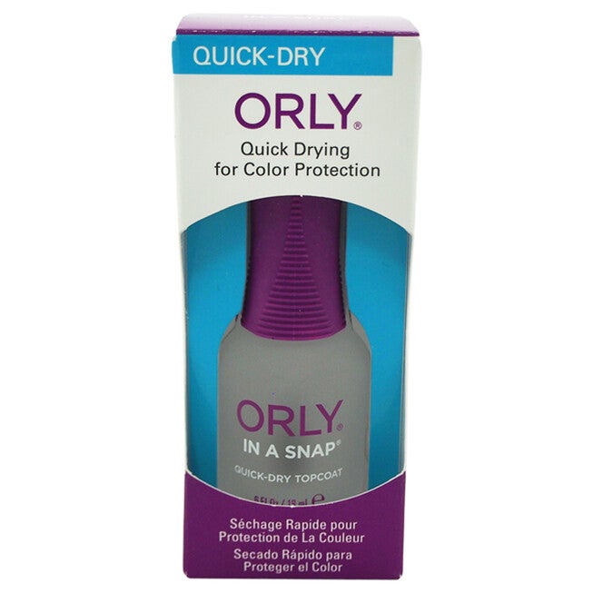 In-A-Snap Quick-Dry Topcoat by Orly for Women - 0.6 oz Nail Polish, See Description, hi-res image number 0