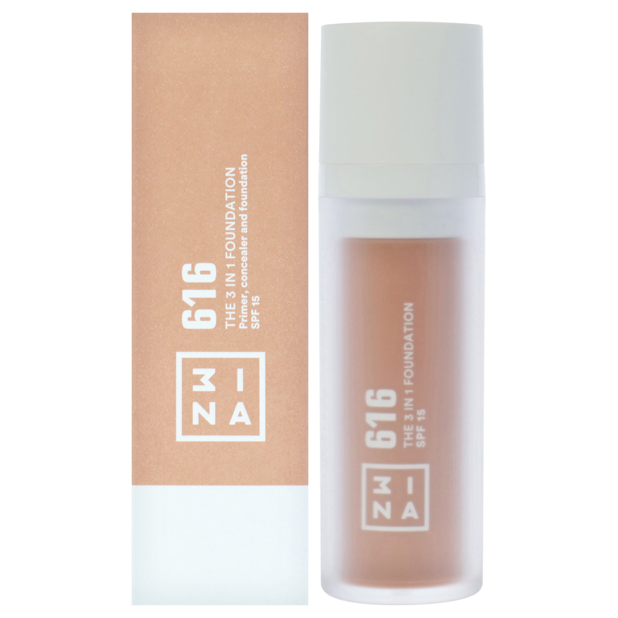 The 3-In-1 Foundation SPF 15 - 616 by 3INA for Women - 1.01 oz Foundation, See Description, hi-res image number 0