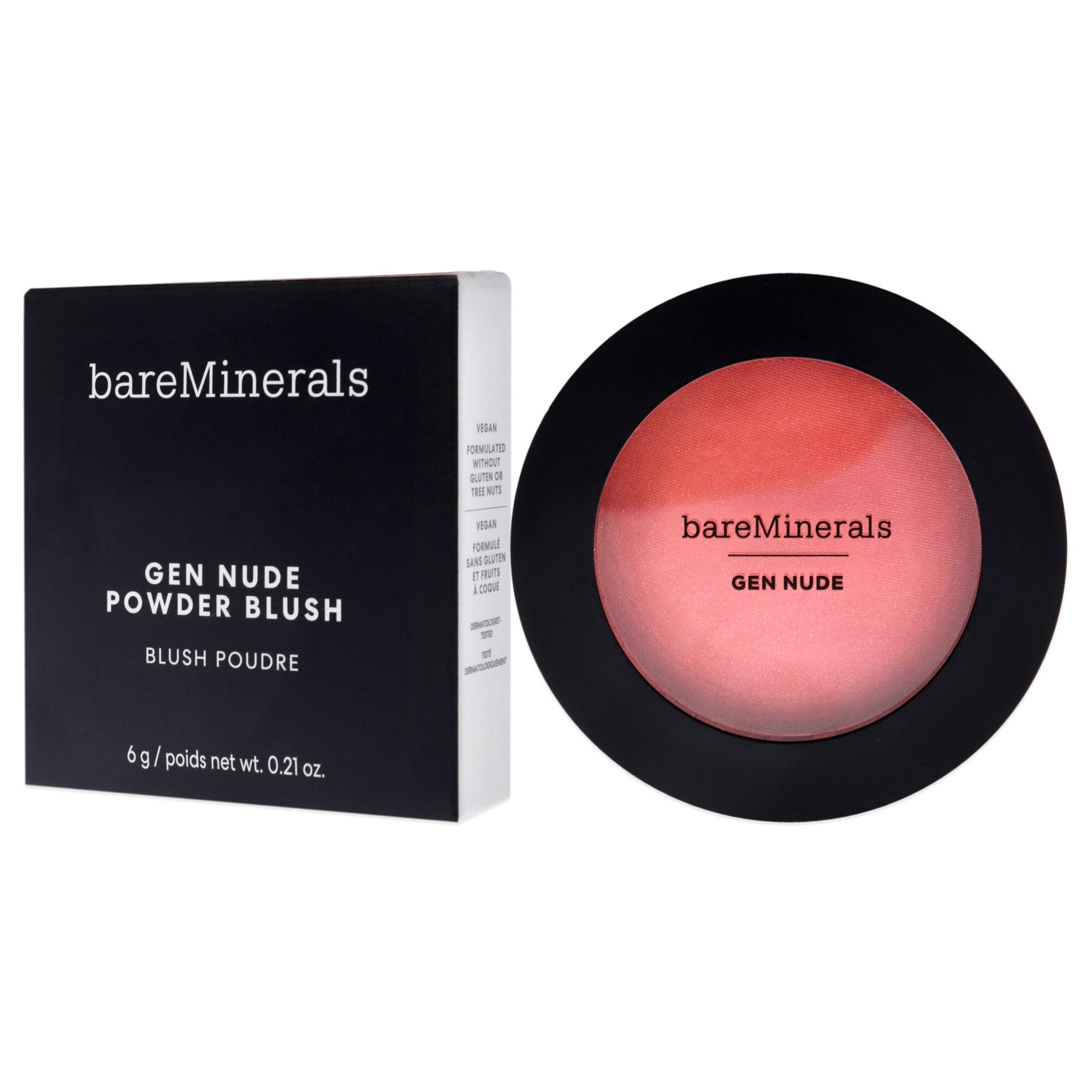 Gen Nude Powder Blush - Peachy Keen by bareMinerals for Women - 0.21 oz Blush, See Description, alternate image number 3