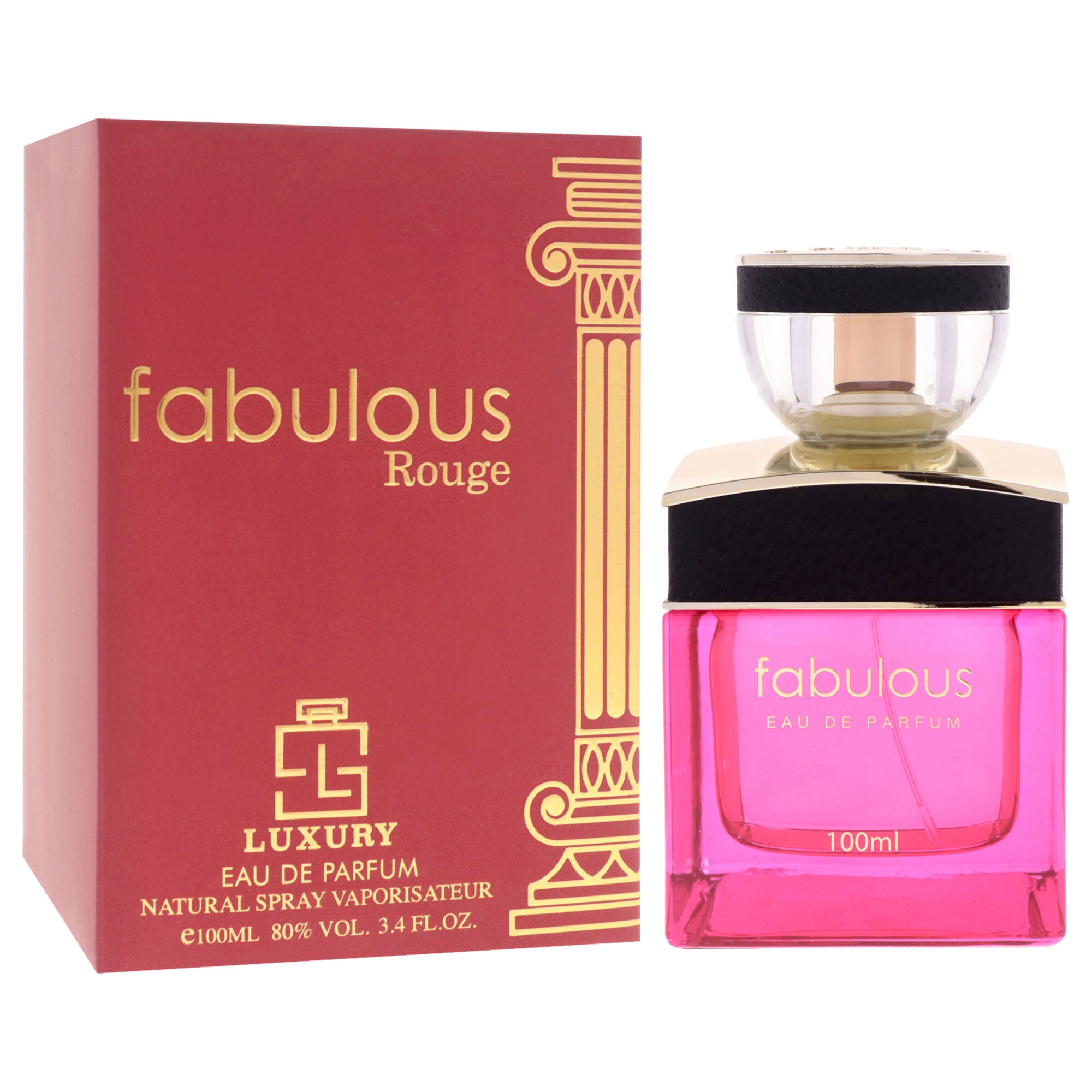 Luxury Collection - Fabulous Rouge by Khalis for Women - 3.4 oz EDP Spray, Clear, alternate image number 2