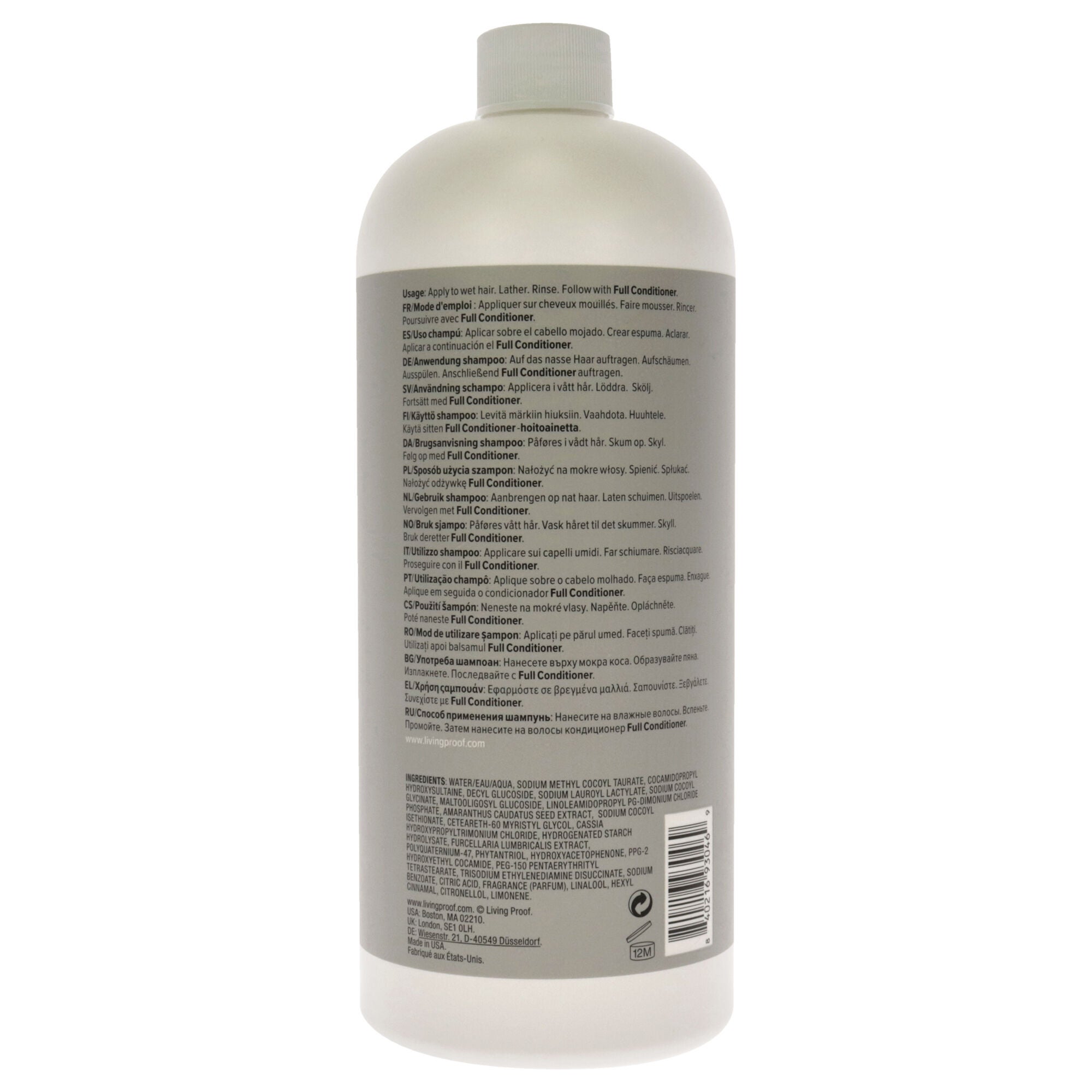 Full Shampoo by Living proof for Unisex - 32 oz Shampoo, , alternate image number 2