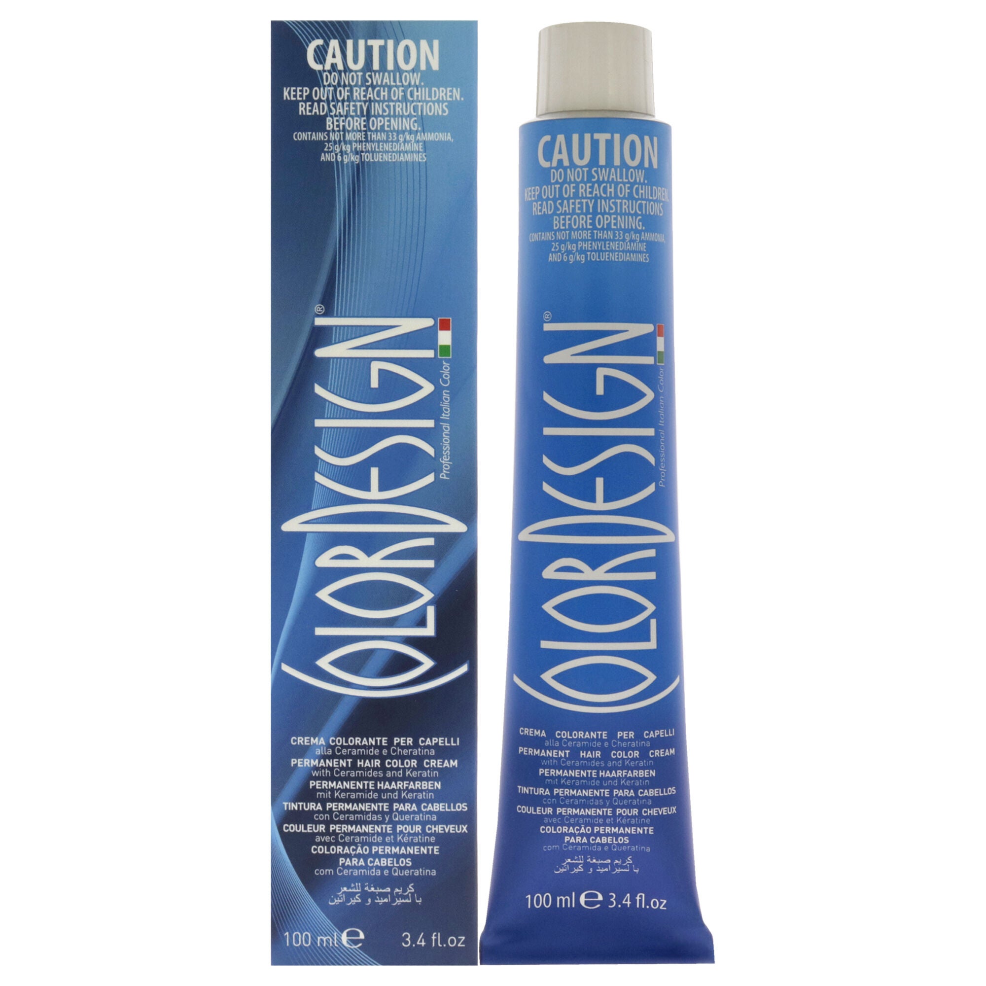 Permanent Hair Color - 3 3N Dark Brown by ColorDesign for Unisex - 3.4 oz Hair Color, See Description, hi-res image number 0