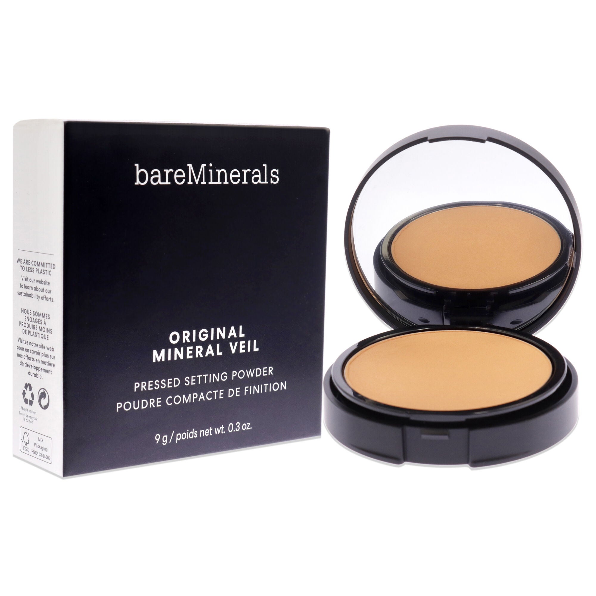 Original Mineral Veil Pressed Setting Powder - Sheer Tan by bareMinerals for Women - 0.3 oz Powder, , alternate image number 5