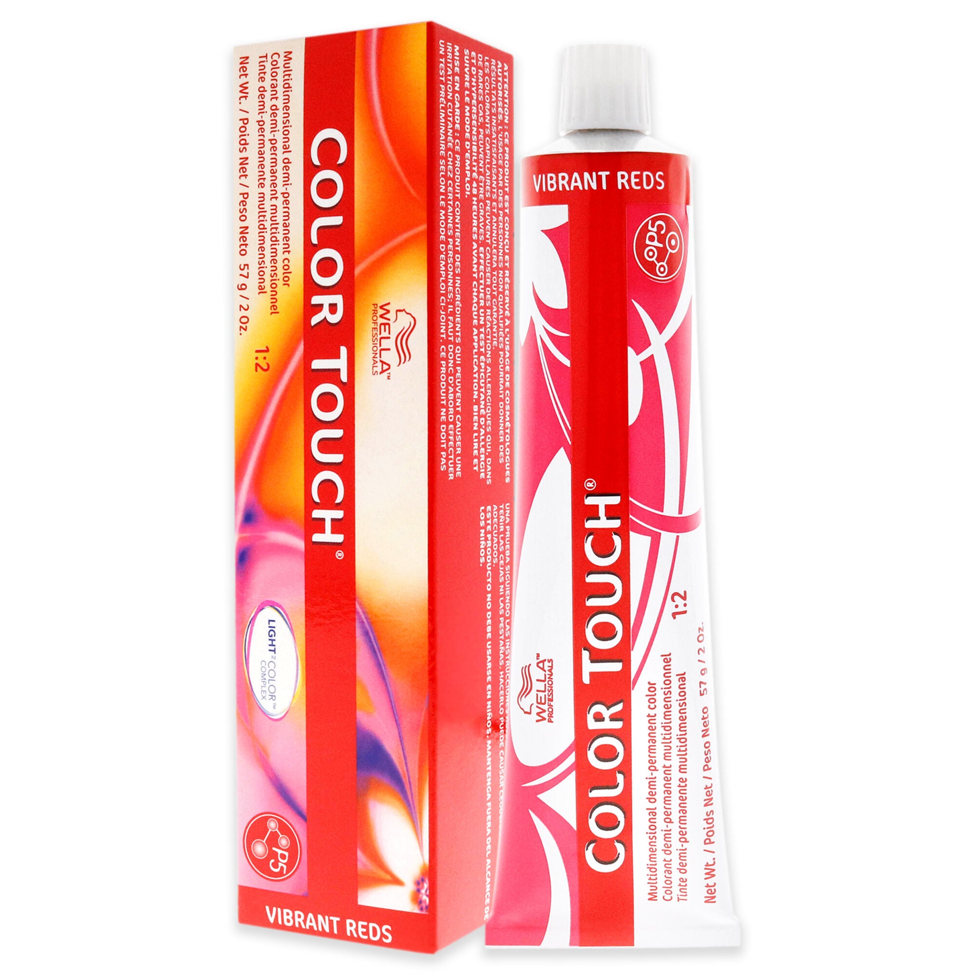 Color Touch Demi-Permanent Color - 44 65 Intense Medium Brown-Violet Red-Violet by Wella for Unisex - 2 oz Hair Color, See Description, alternate image number 3