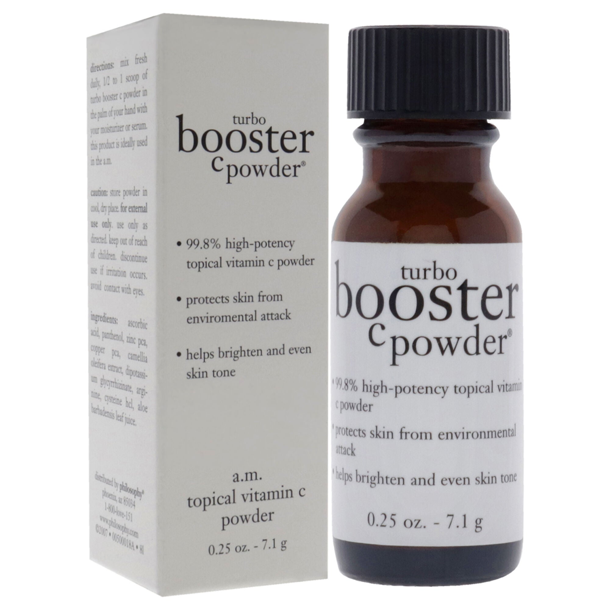 Turbo Booster C Powder by Philosophy for Unisex - 0.25 oz Powder, See Description, alternate image number 1