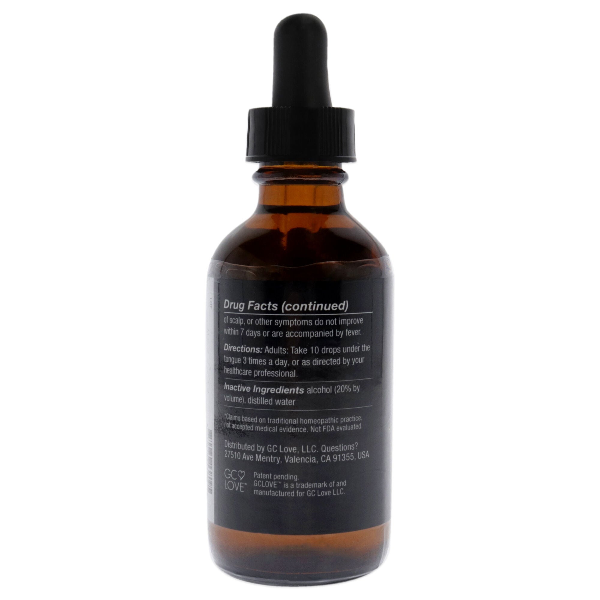 Hair AF Homeopathic Sublingual Drops by Gerard Cosmetic for Unisex - 2 oz Treatment, See Description, alternate image number 2