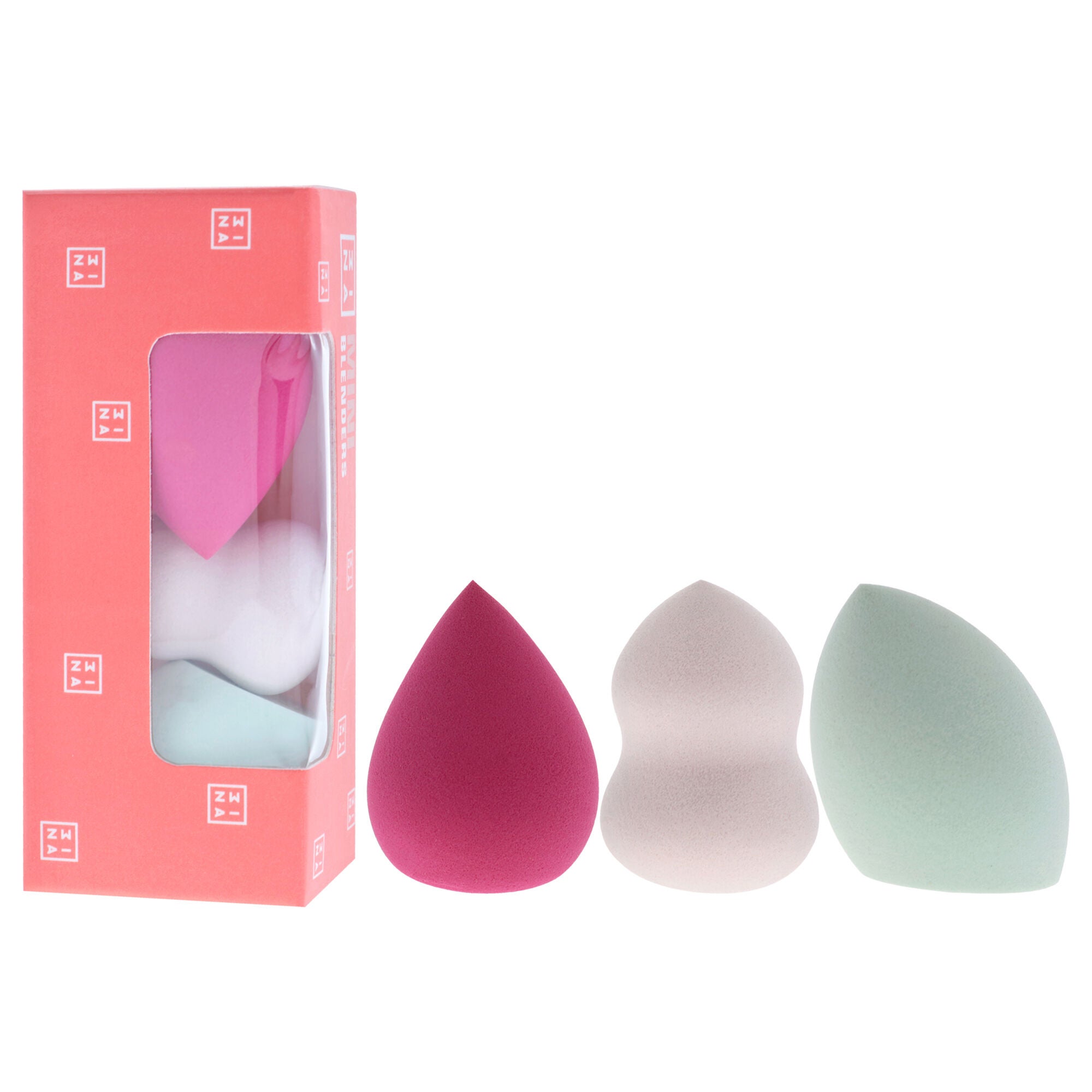 Mini Blenders Set by 3INA for Women - 3 Pc Sponge, See Description, alternate image number 2