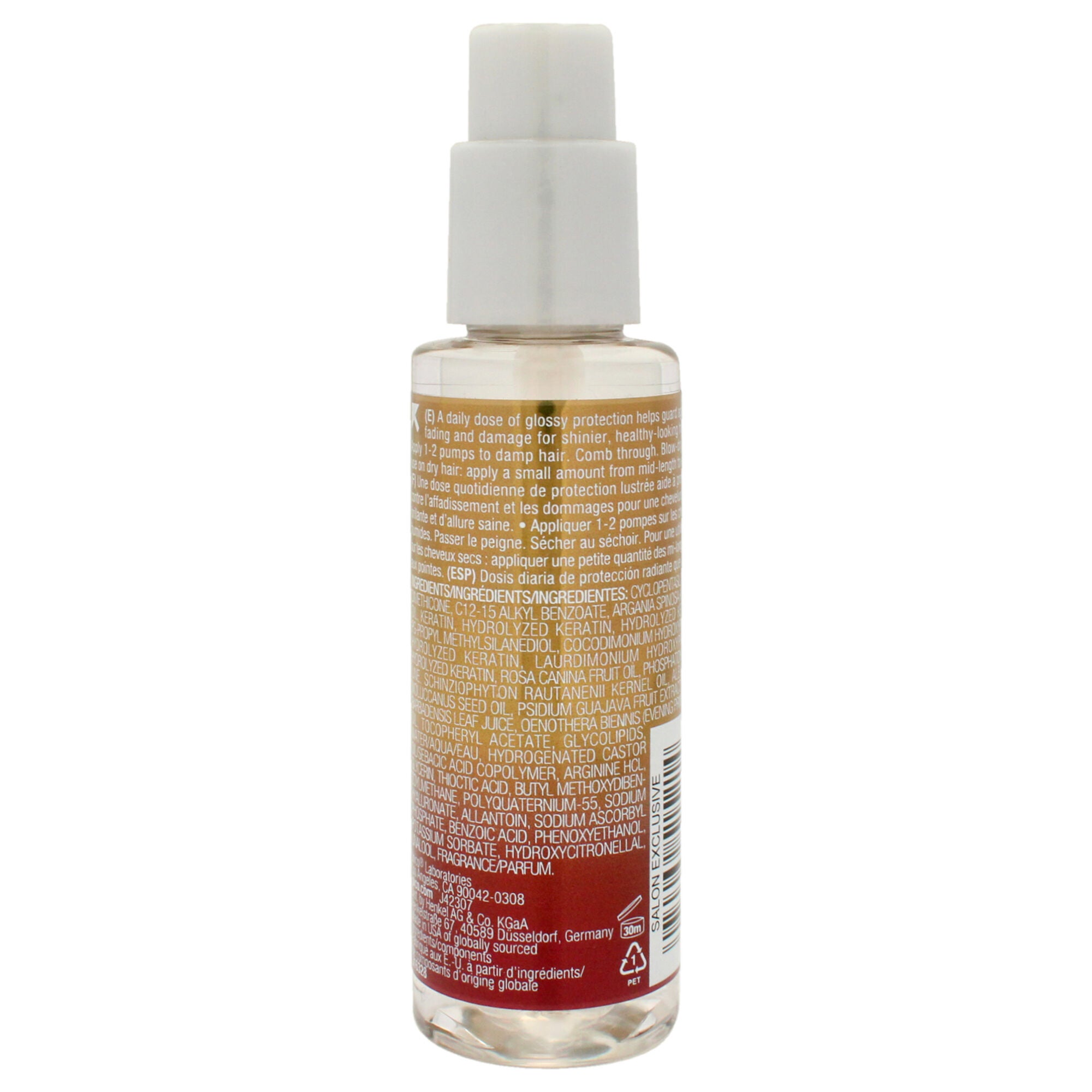 K-PAK Color Therapy Luster Lock Glossing Oil by Joico for Unisex - 2.13 oz Oil, See Description, alternate image number 1