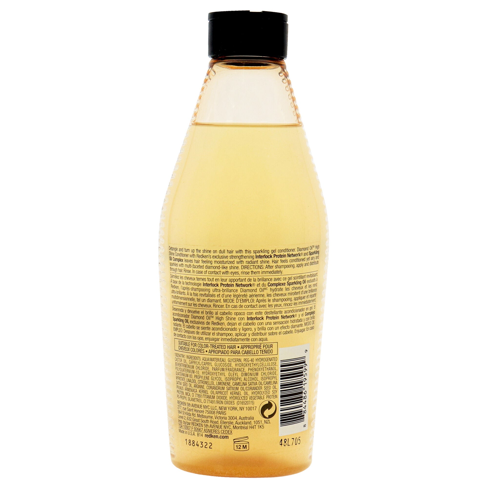 Diamond Oil High Shine Gel Conditioner by Redken for Unisex - 8.5 oz Conditioner, , alternate image number 3