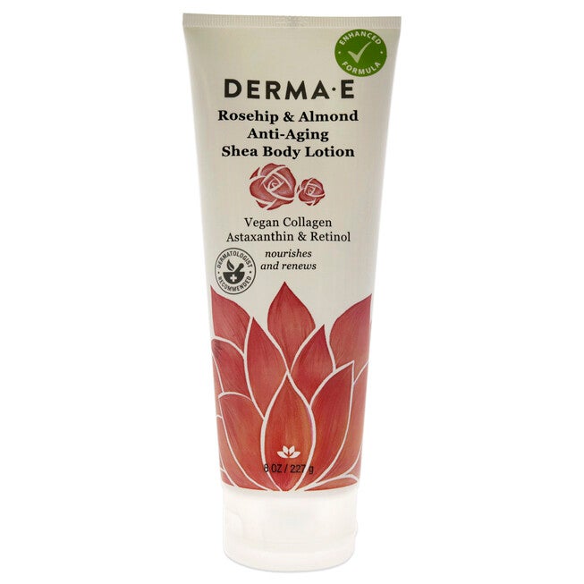 Anti-Aging Shea Body Lotion - Rosehip and Almond by Derma-E for Unisex - 8 oz Body Lotion, NA, hi-res image number null