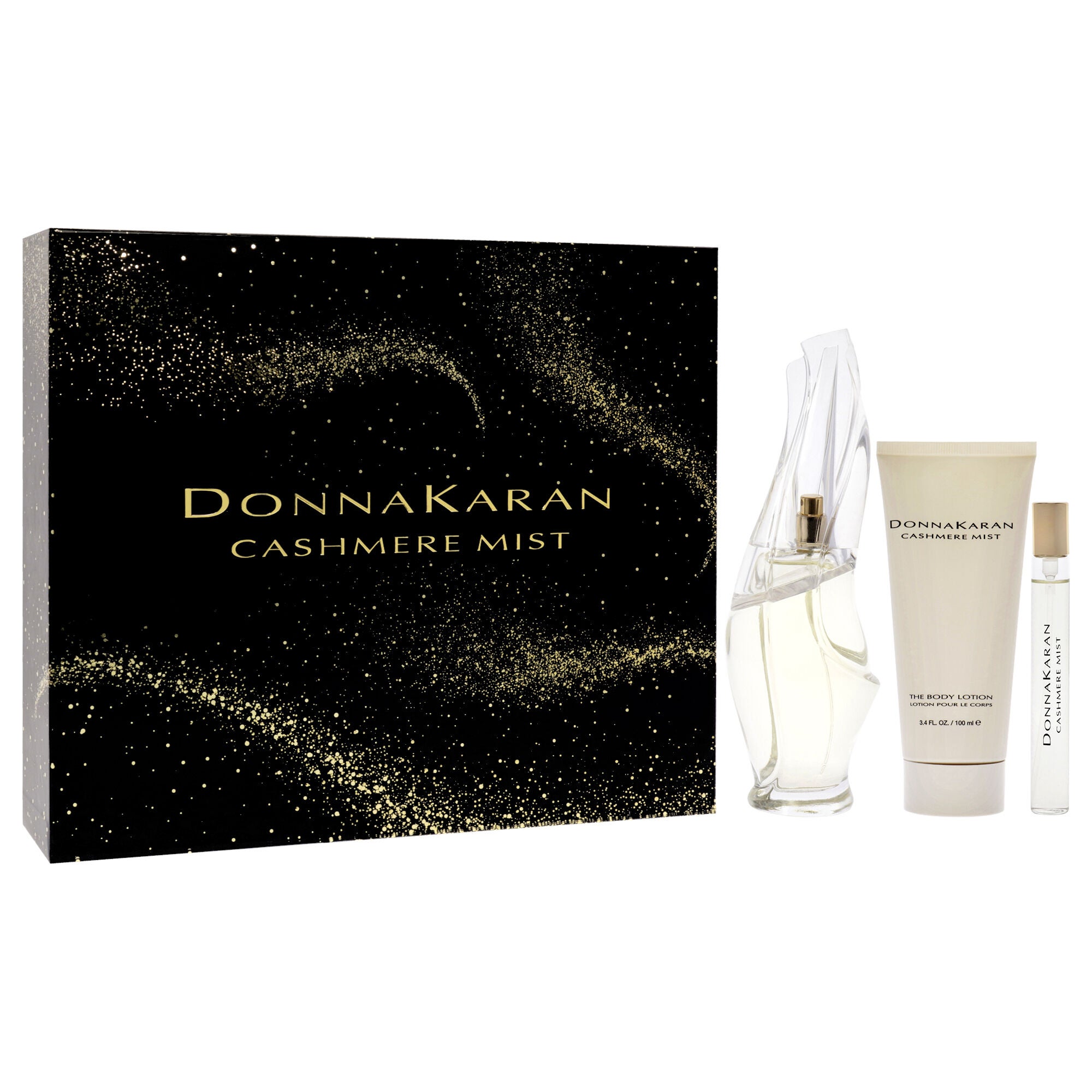 Cashmere Mist by Donna Karan for Women - 3 Pc Gift Set 3.4oz EDP Spray, 0.34oz EDP Spray, 3.4oz Body Lotion, See Description, alternate image number 4