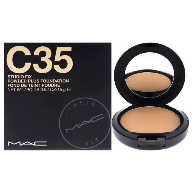 Studio Fix Powder Plus Foundation - C35 by MAC for Women - 0.52 oz Foundation, , alternate image number null