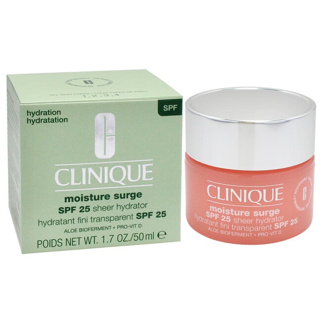 Moisture Surge Sheer Hydrator SPF 25 by Clinique for Women - 1.7 oz Moisturizer, NA, alternate image number null