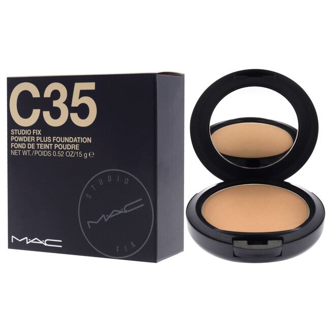 Studio Fix Powder Plus Foundation - C35 by MAC for Women - 0.52 oz Foundation, NA, alternate image number null