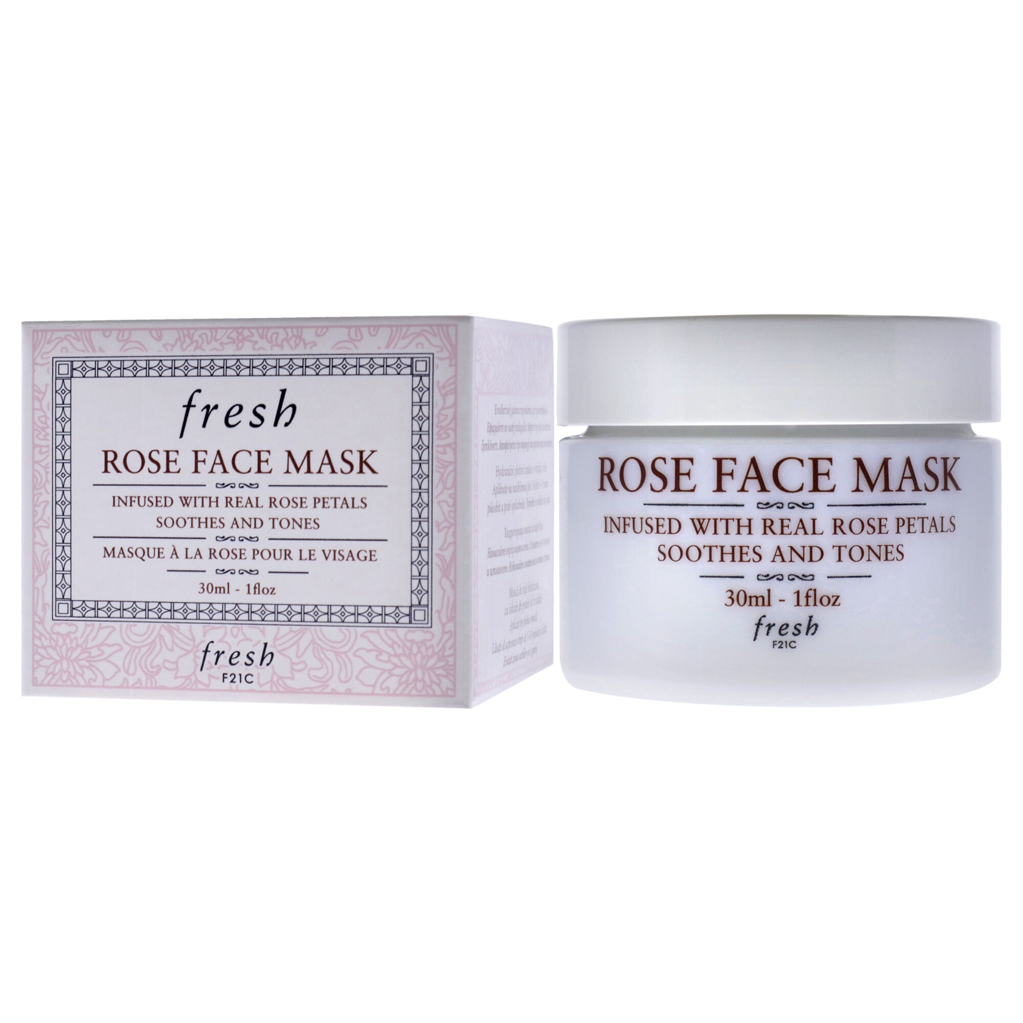 Rose Face Mask by Fresh for Women - 1 oz Mask, See Description, alternate image number 3