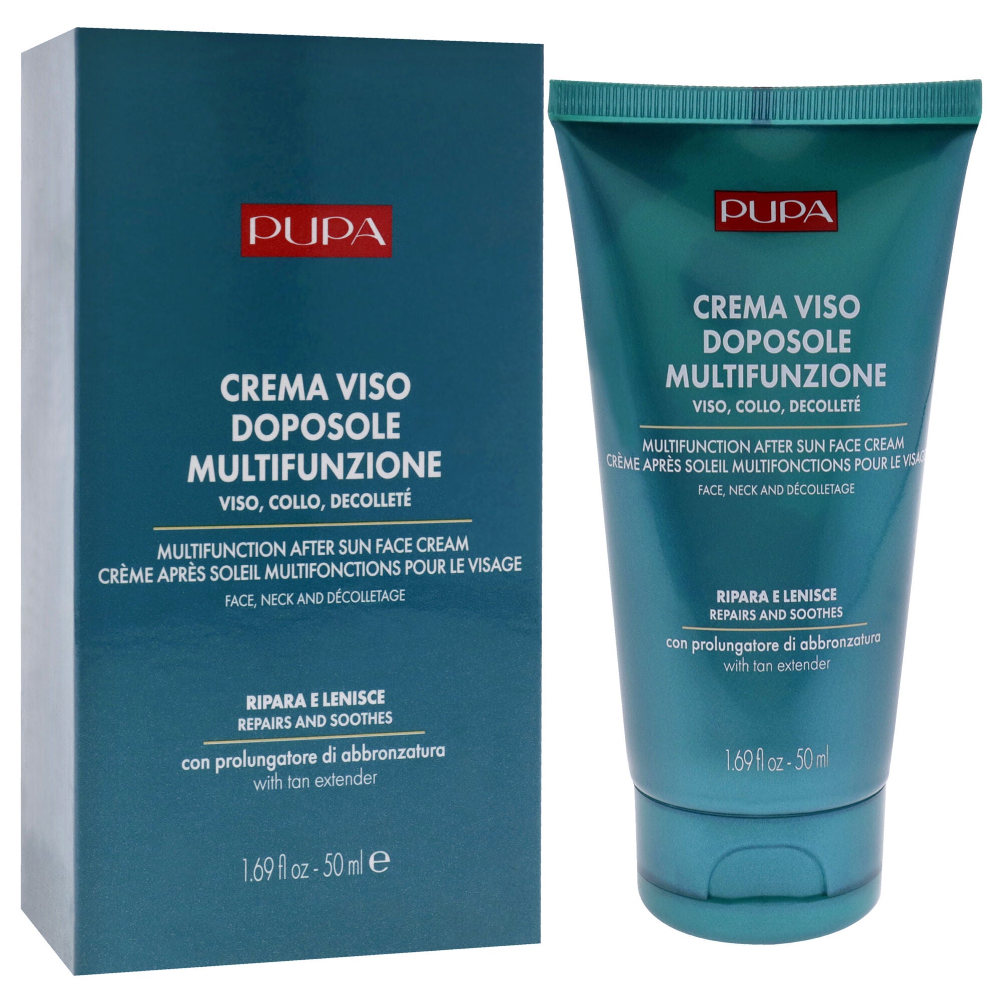 Multifunction After Sun Face Cream by Pupa Milano for Unisex - 1.69 oz Cream, See Description, alternate image number 1