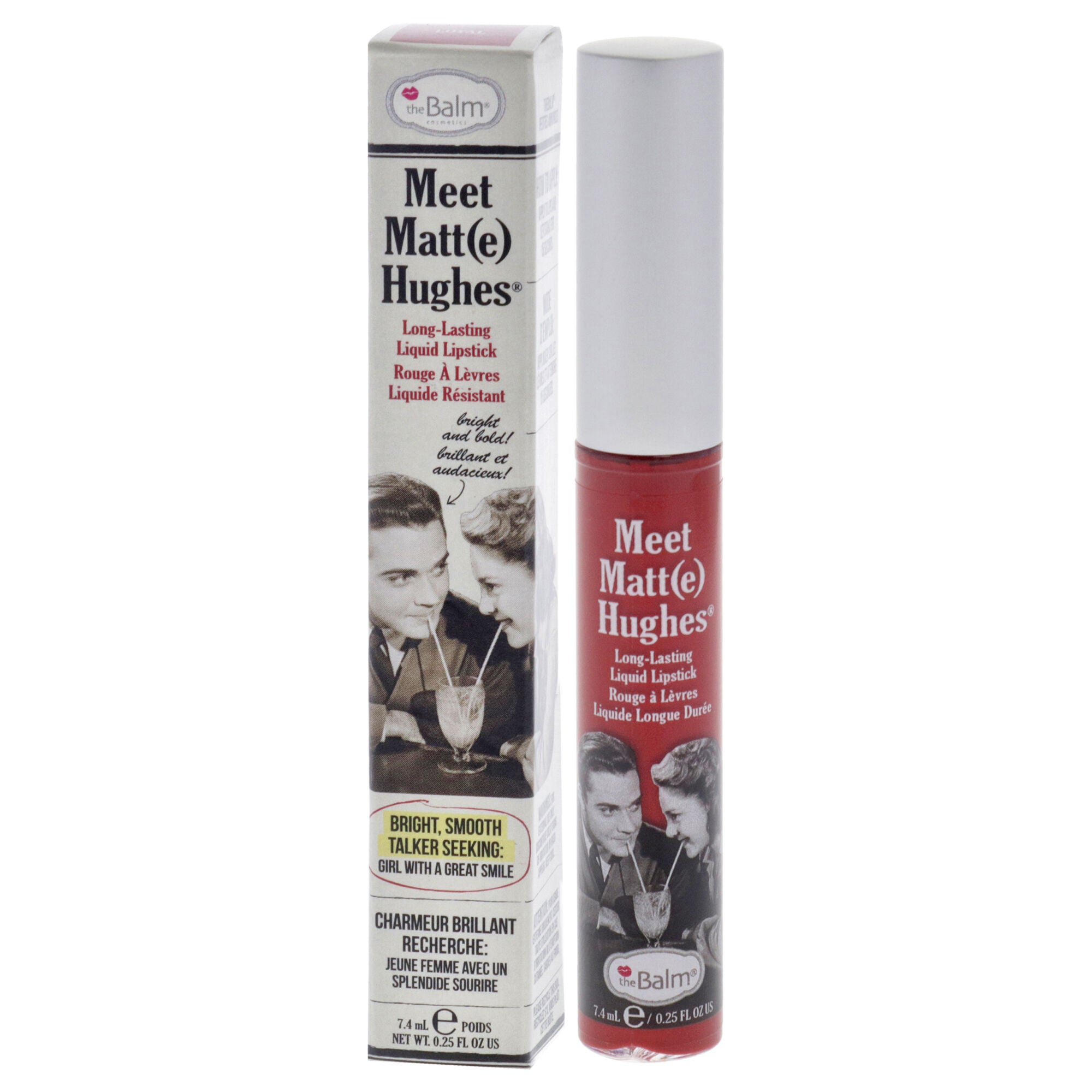 Meet Matte Hughes Long Lasting Liquid Lipstick - Loyal by the Balm for Women - 0.25 oz Lip Gloss, See Description, alternate image number 3