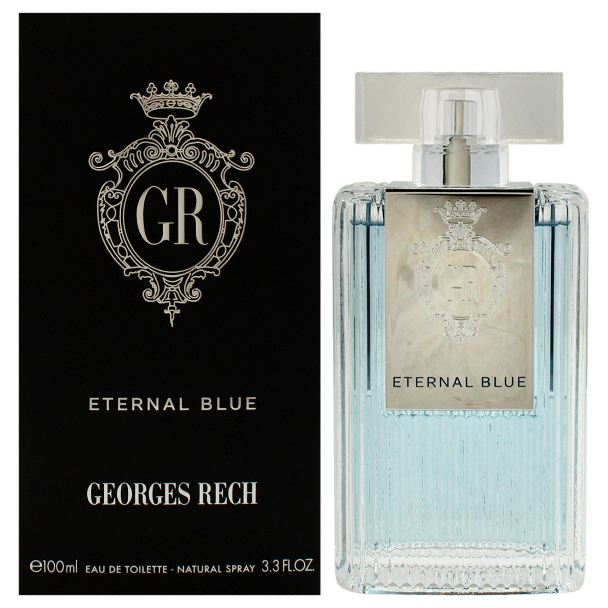 Eternal Blue by Georges Rech for Men - 3.3 oz EDT Spray, Clear, hi-res image number 0