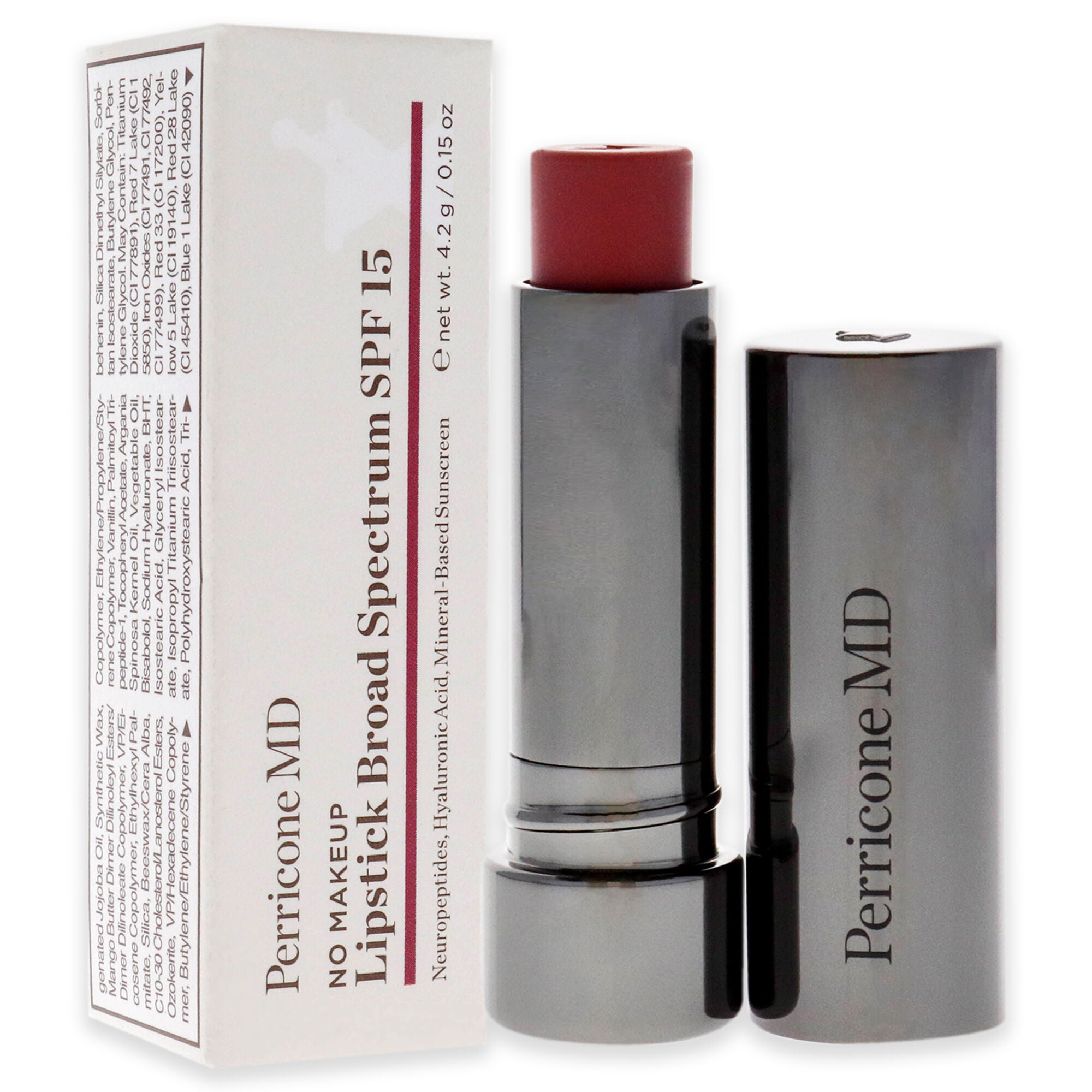 No Makeup Lipstick SPF 15 - Rose by Perricone MD for Women - 0.15 oz Lipstick, See Description, alternate image number 2