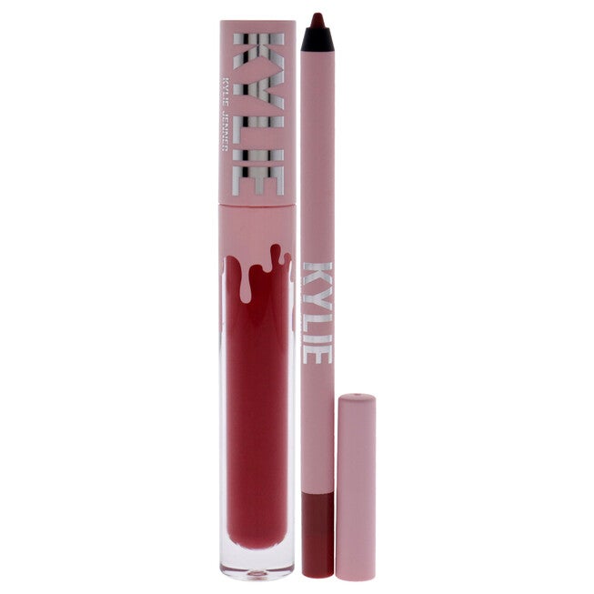Matte Lip Kit - 401 Victoria by Kylie Cosmetics for Women - 2 Pc 0.10oz Matte Liquid Lipstick, 0.039oz Lip Liner, See Description, alternate image number 4