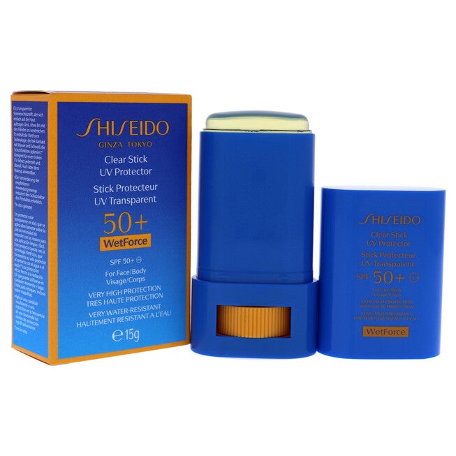 Clear Sunscreen Stick SPF 50 Plus by Shiseido for Unisex - 0.52 oz Sunscreen, NA, alternate image number null