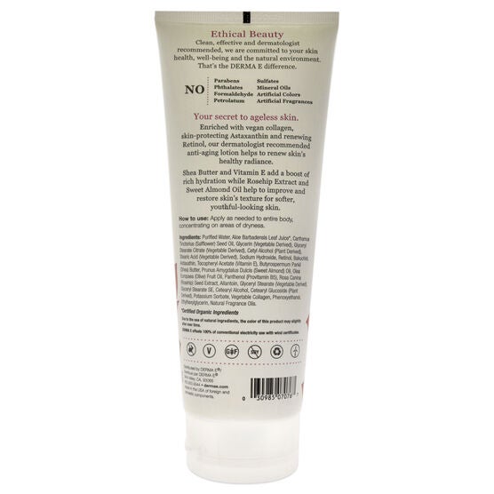 Protecting Shea Body Lotion - Rosehip and Almond by Derma-E for Unisex - 8 oz Body Lotion, , alternate image number null