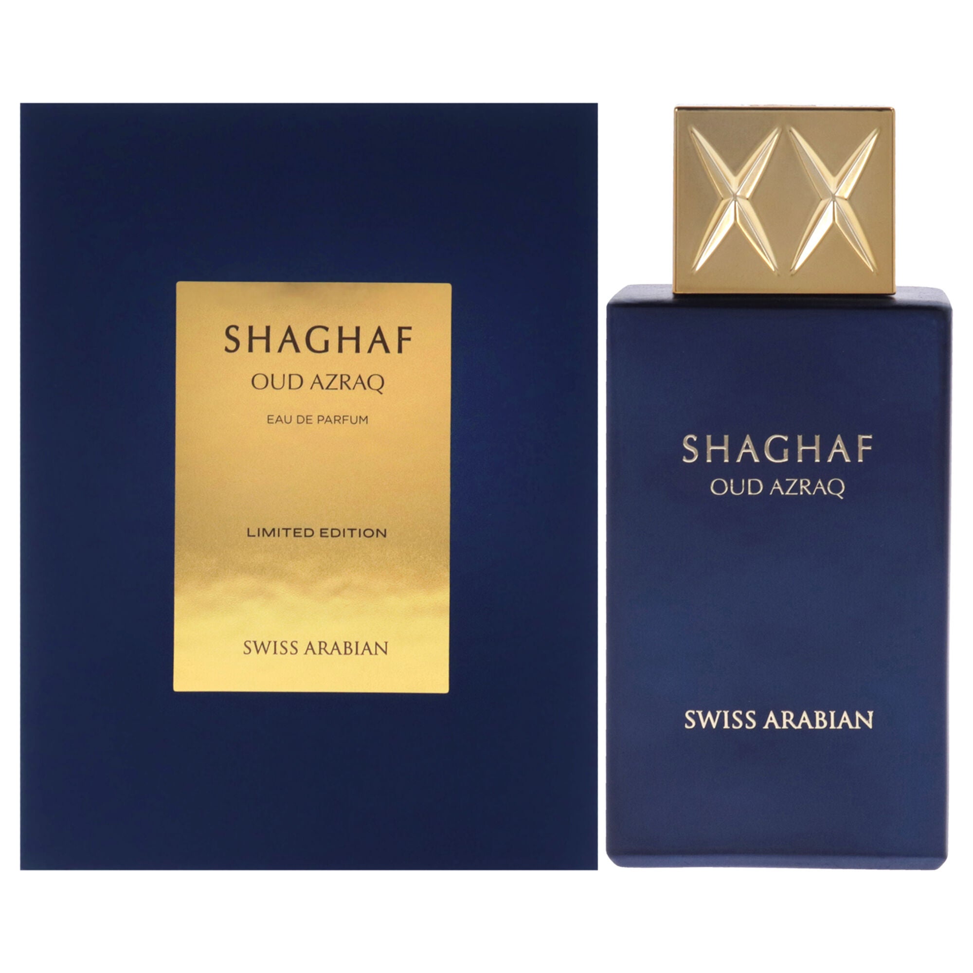 Shaghaf Oud Azraq by Swiss Arabian for Unisex - 2.5 oz EDP Spray (Limited Edition), See Description, hi-res image number 0