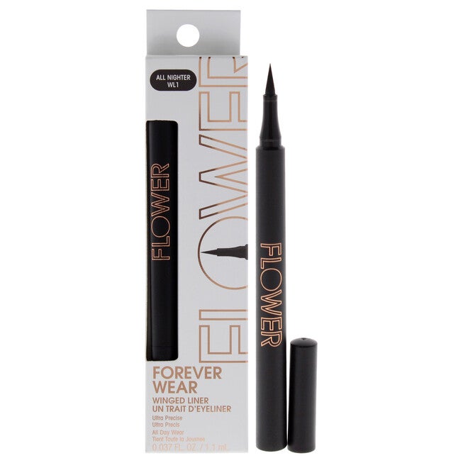 Forever Wear Winged Liner - WL1 All Nighter by Flower Beauty for Women - 0.037 oz Eyeliner, NA, hi-res image number null