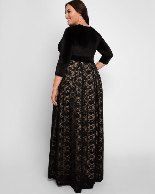 Victoria Velvet Evening Gown, , alternate image number null