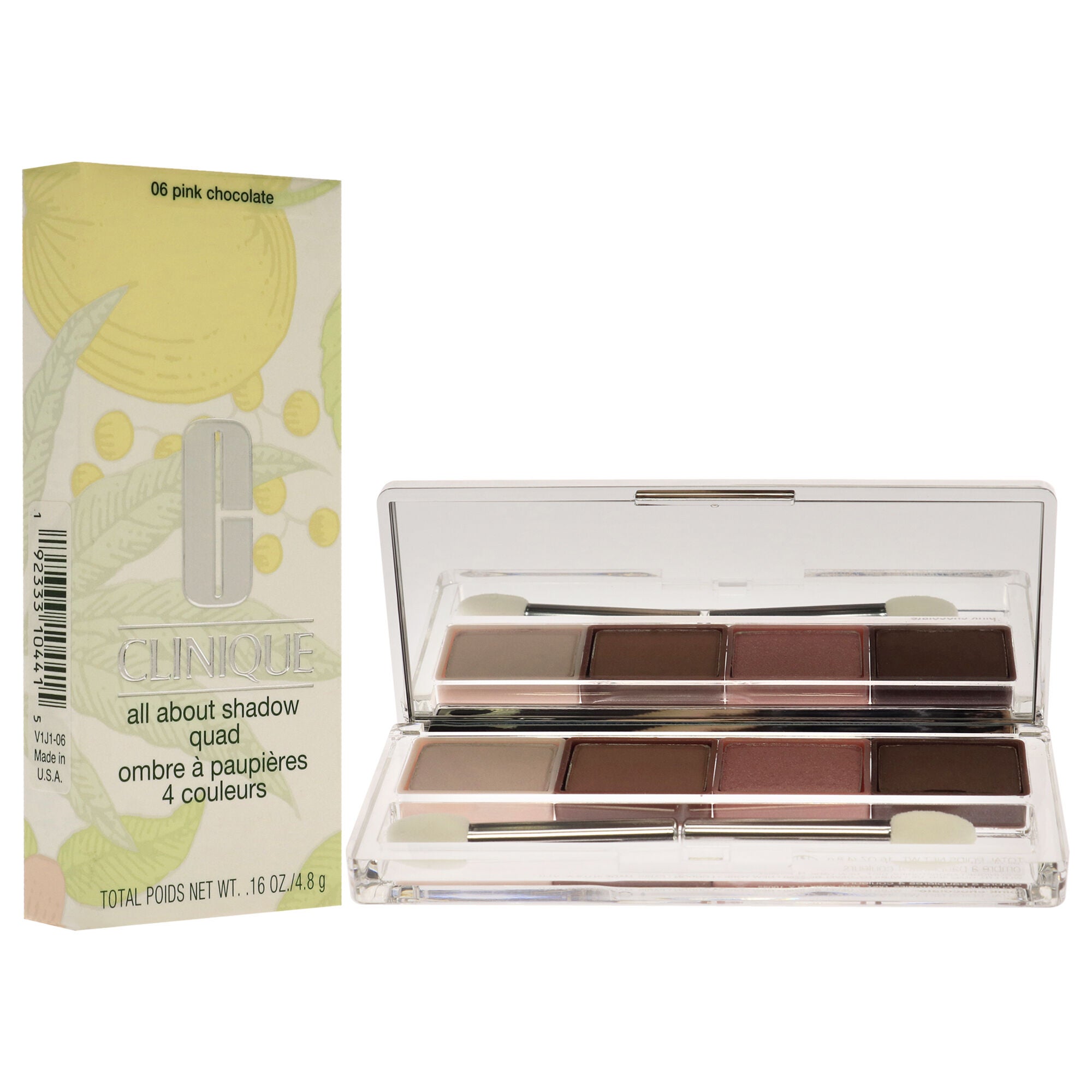 All About Shadow Quad - 06 Pink Chocolate by Clinique for Women - 0.16 oz Eye Shadow, See Description, alternate image number 2