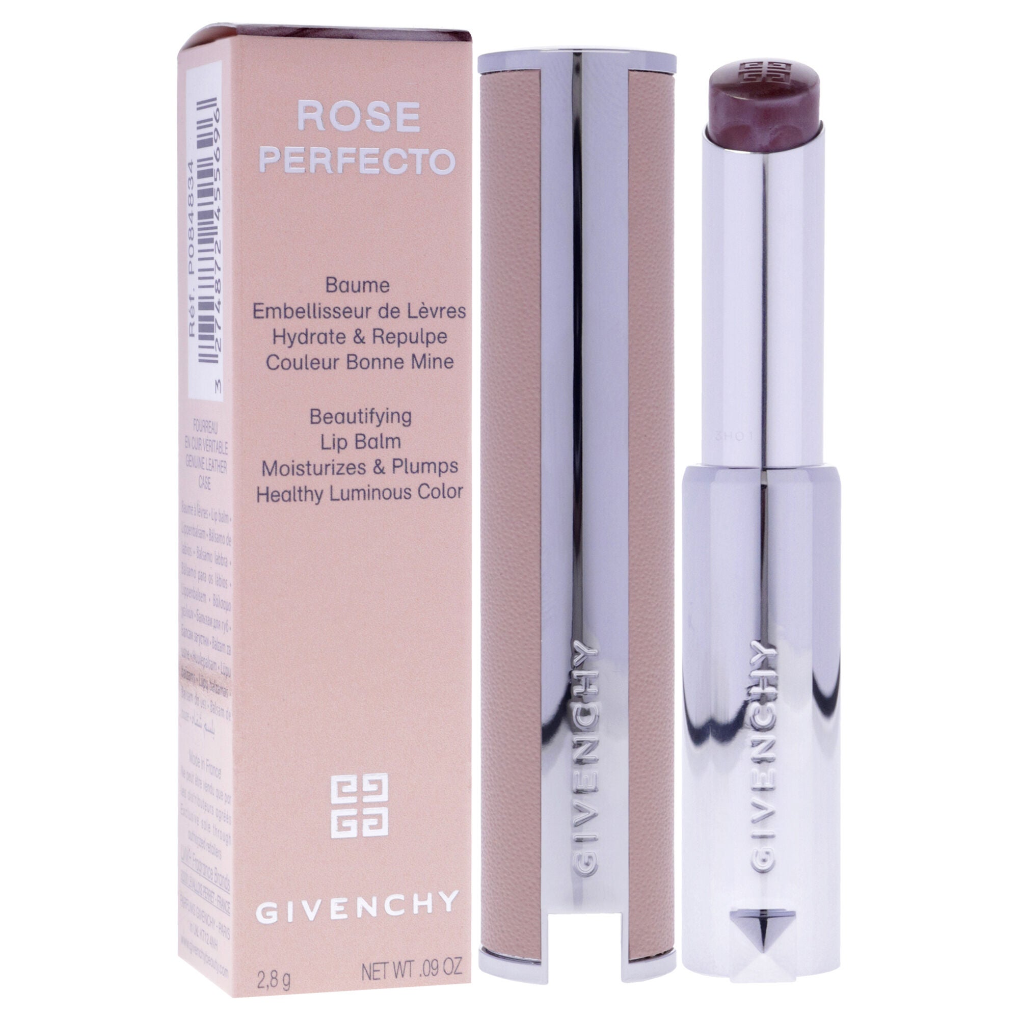 Rose Perfecto Beautifying Lip Balm - 117 Chilling Brown by Givenchy for Women - 0.09 oz Lip Balm, See Description, alternate image number 2