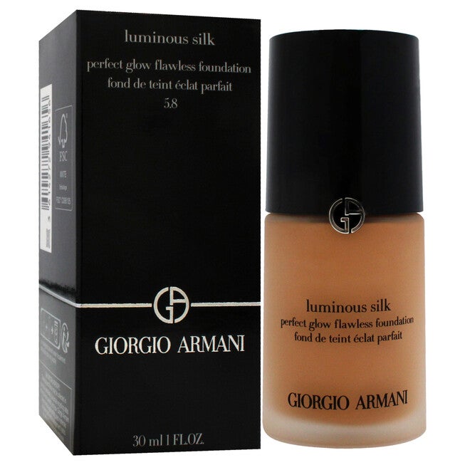 Luminous Silk Foundation - 5.8 Medium-Golden by Giorgio Armani for Women - 1 oz Foundation, NA, alternate image number null