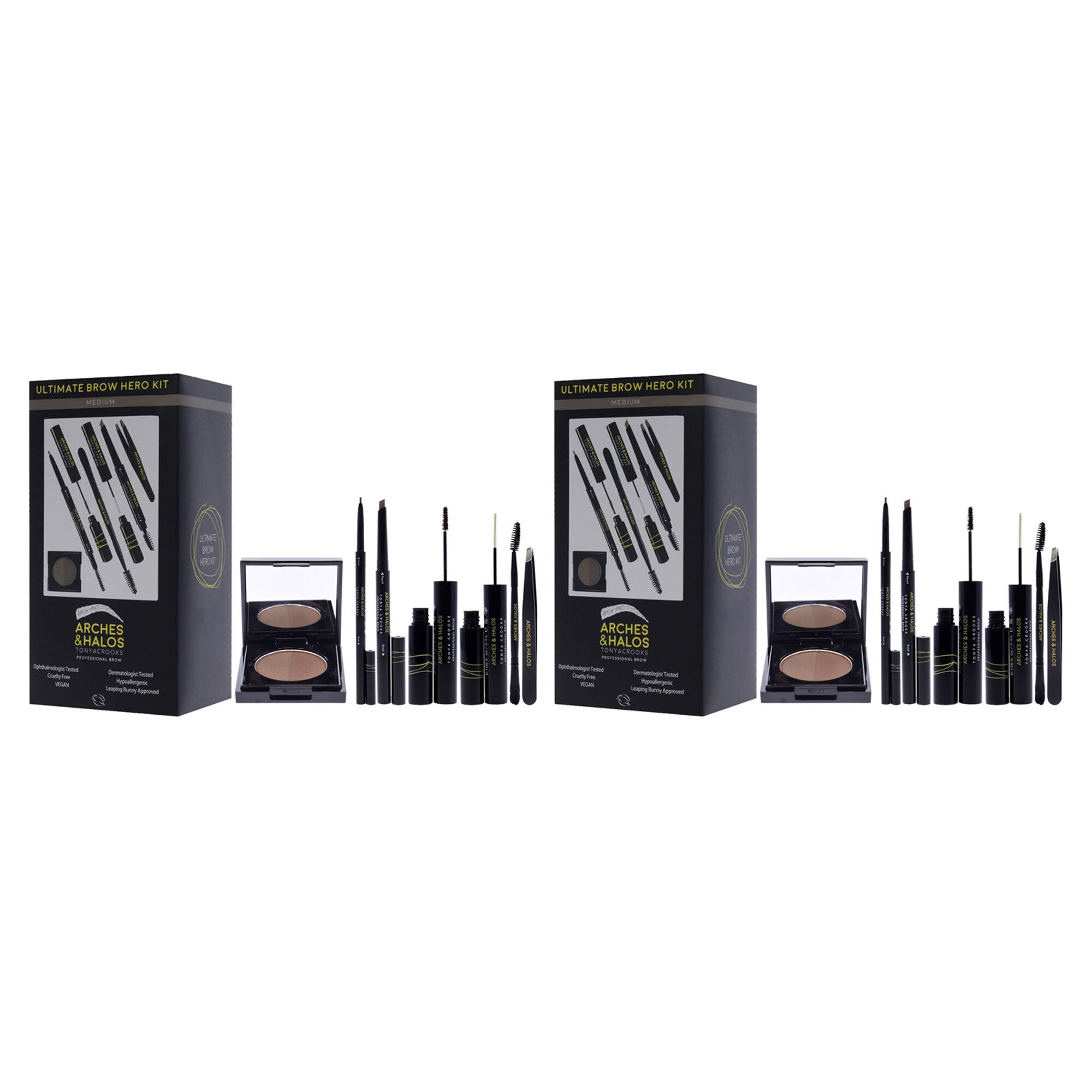 Ultimate Brow Hero Kit - Medium - Pack of 2 by Arches and Halos for Women - 7 Pc Set, , alternate image number 7