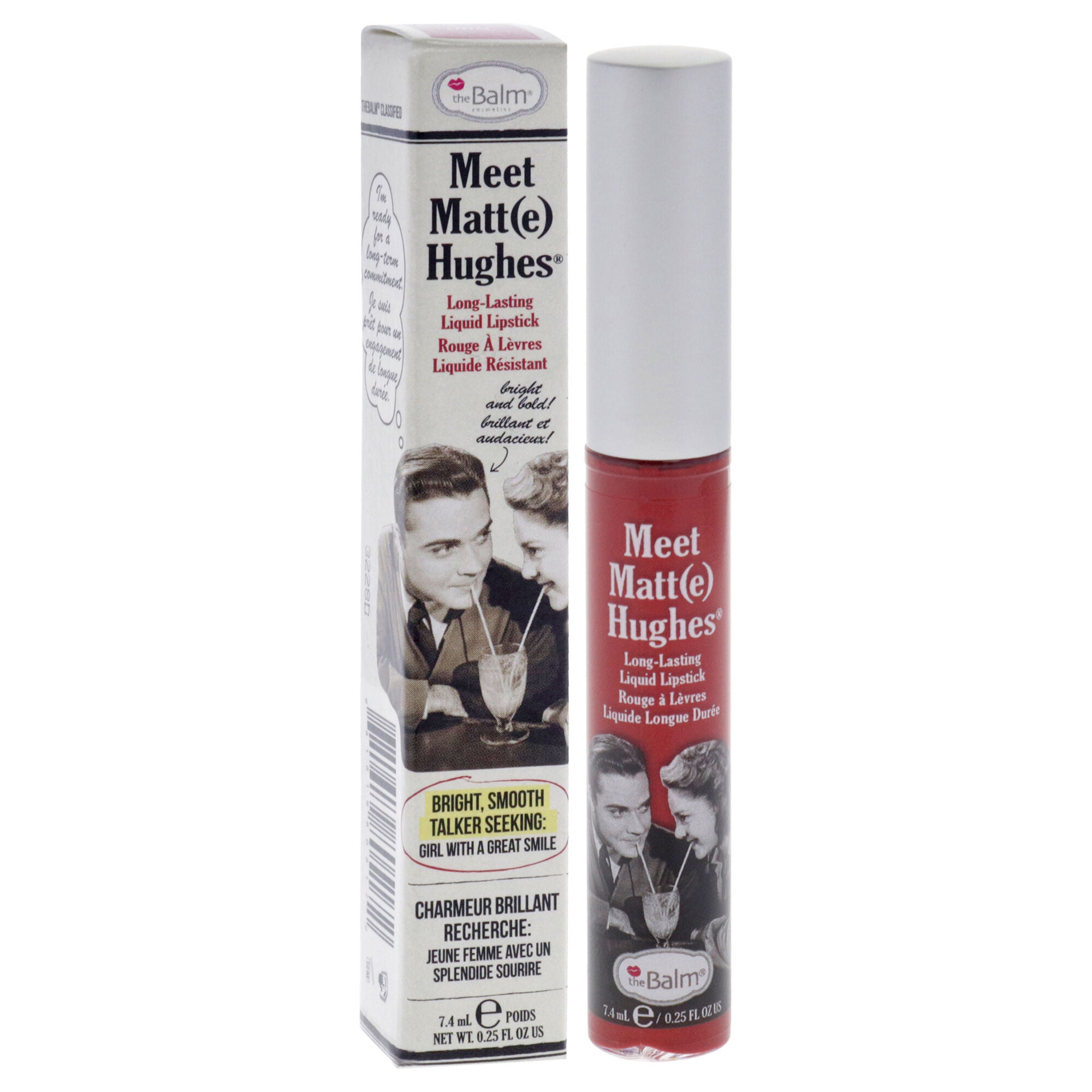 Meet Matte Hughes Long Lasting Liquid Lipstick - Loyal by the Balm for Women - 0.25 oz Lip Gloss, See Description, alternate image number 2