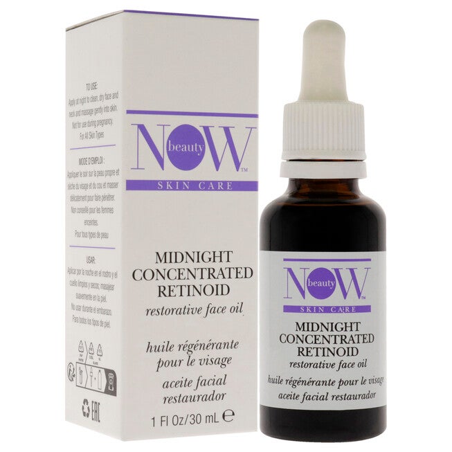 Midnight Concentrated Retinoid Restorative Face Oil by NOW Beauty for Unisex - 1 oz Oil, NA, alternate image number null