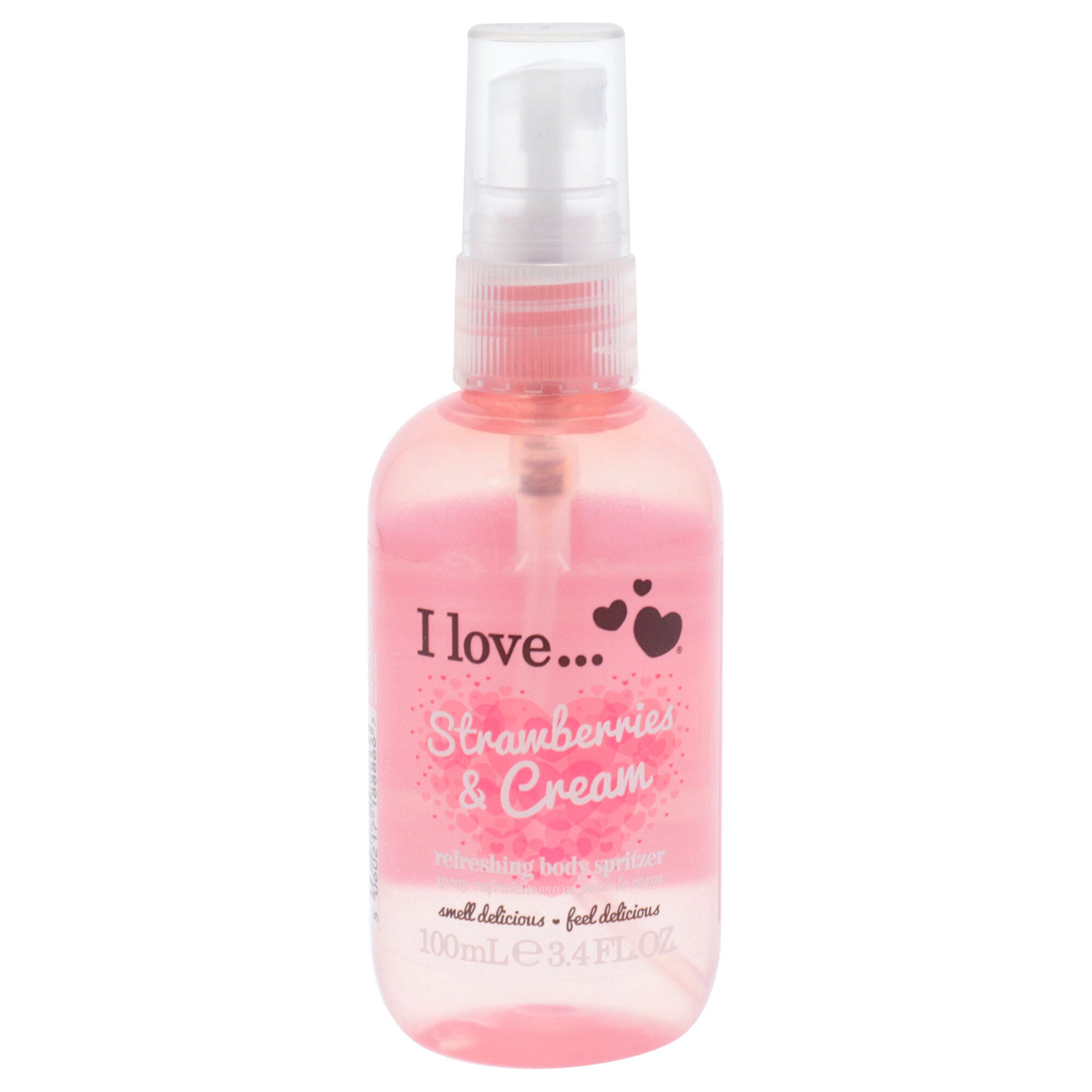 Refreshing Body Spritzer - Strawberries and Cream by I Love Cosmetics for Women - 3.4 oz Body Spray, See Description, hi-res image number 0