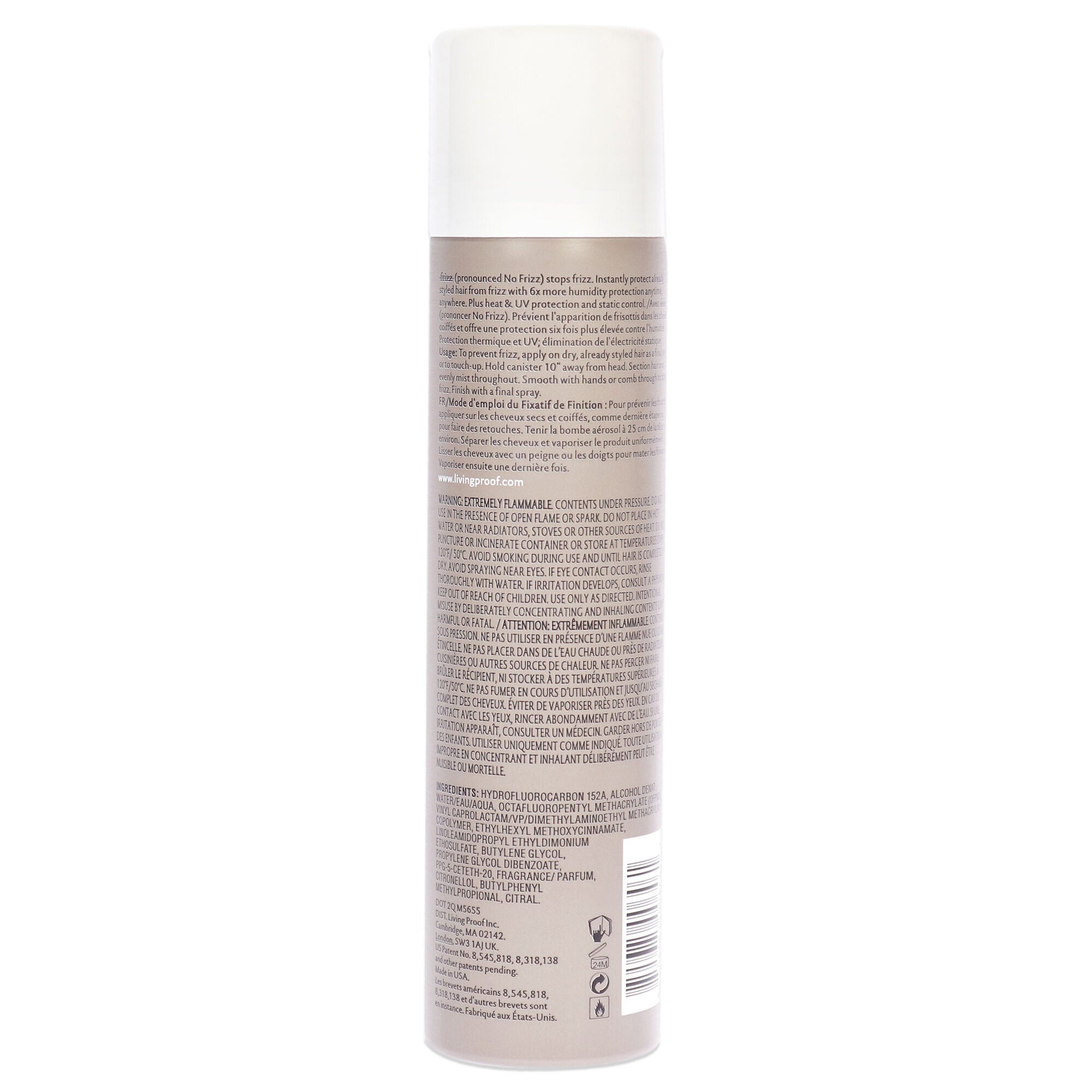 No Frizz Humidity Shield by Living Proof for Unisex - 5.5 oz Hair Spray, See Description, alternate image number 1