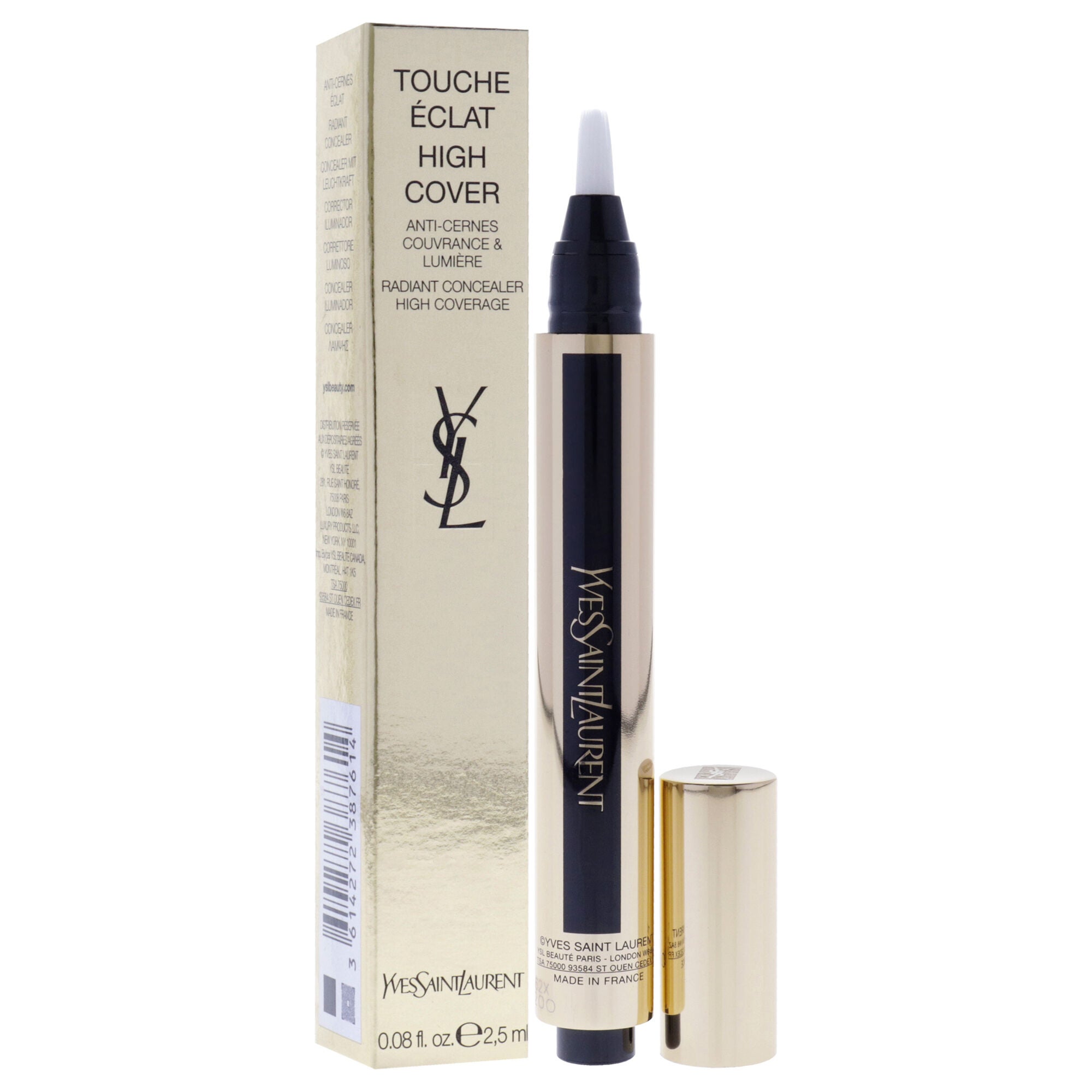 Touche Eclat High Cover - 0.75 Sugar by Yves Saint Laurent for Women - 0.08 oz Concealer, See Description, alternate image number 1