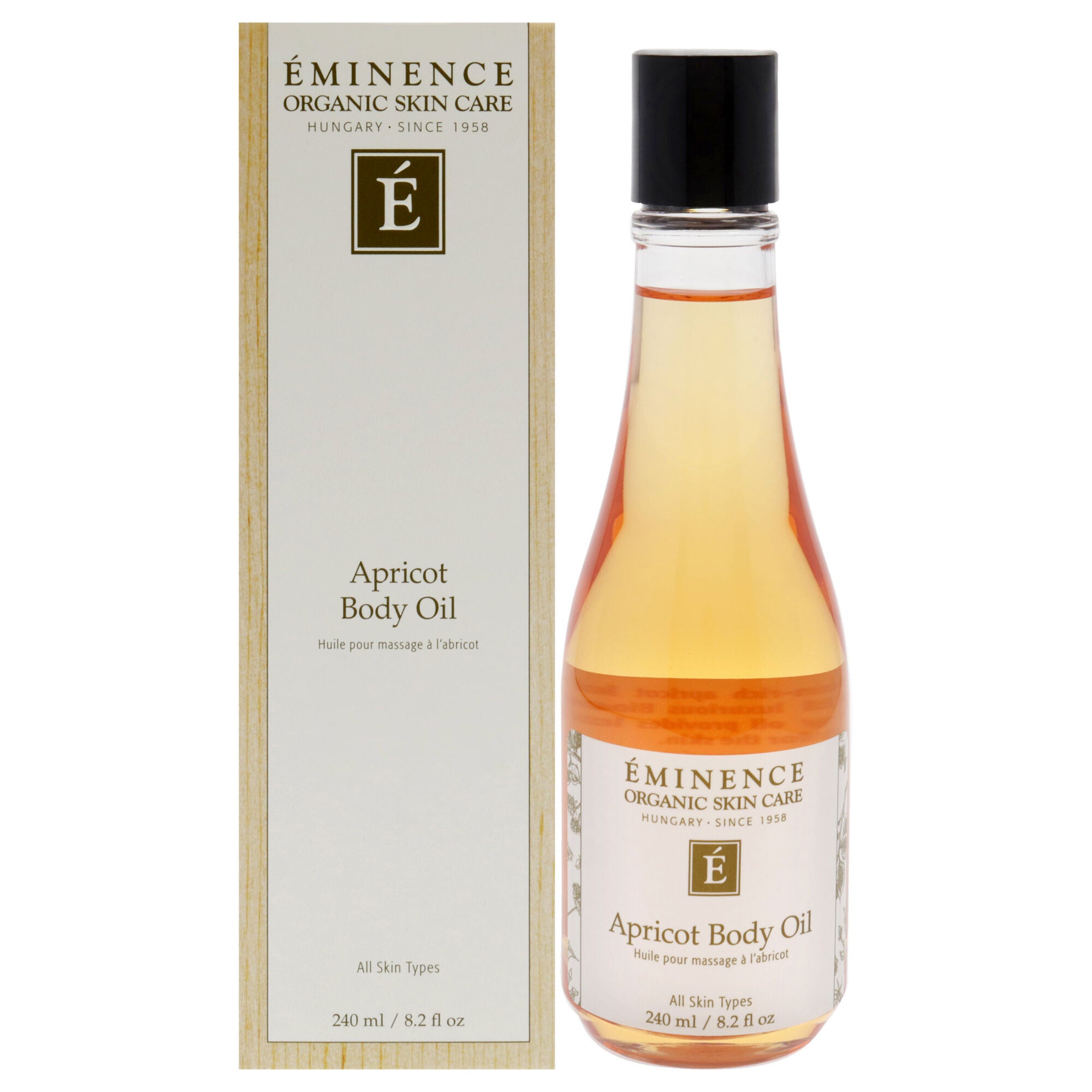 Apricot Body Oil by Eminence for Unisex - 8.2 oz Oil, See Description, hi-res image number 0