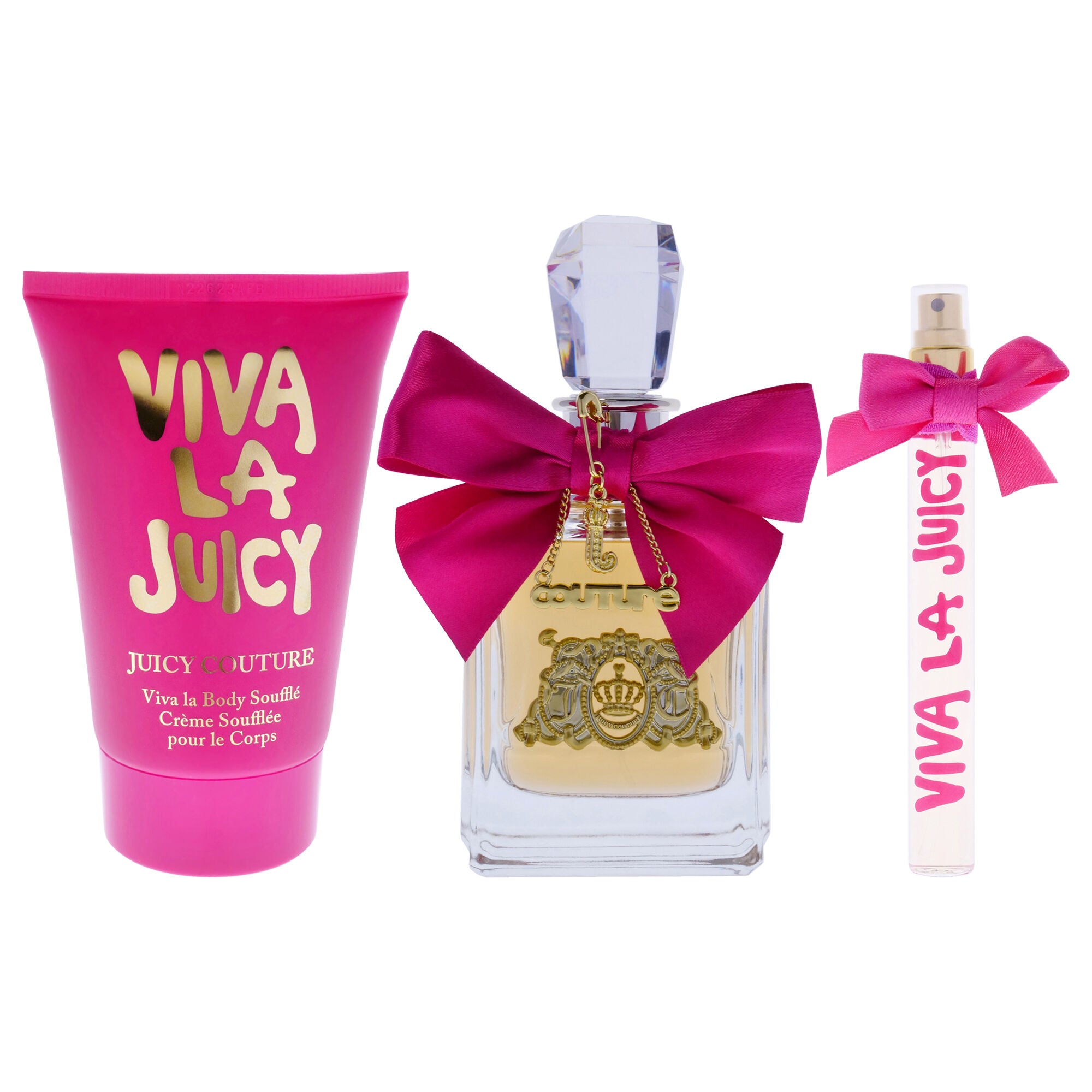 Viva La Juicy by Juicy Couture for Women - 3 Pc Gift Set 3.4oz EDP Spray, 0.33oz EDP Spray, 4.2oz Body Souffle, See Description, alternate image number 4