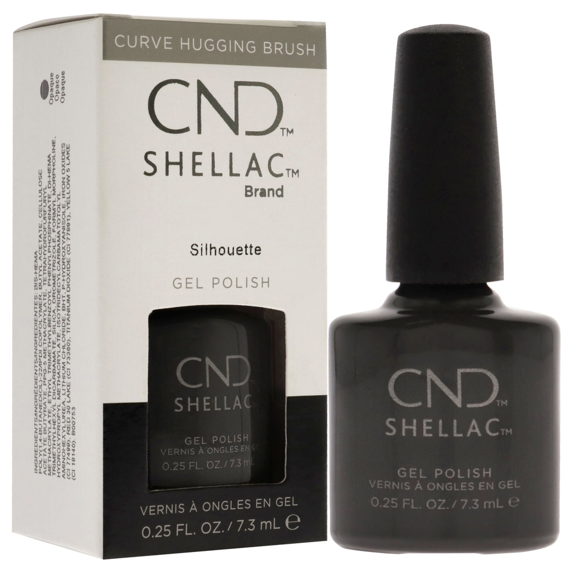 Shellac Nail Color - Silhouette by CND for Women - 0.25 oz Nail Polish, , alternate image number 7