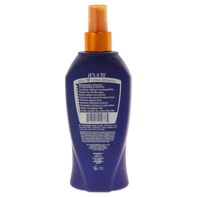 Miracle Leave In Plus Keratin by Its A 10 for Unisex - 10 oz Spray, See Description, alternate image number 1