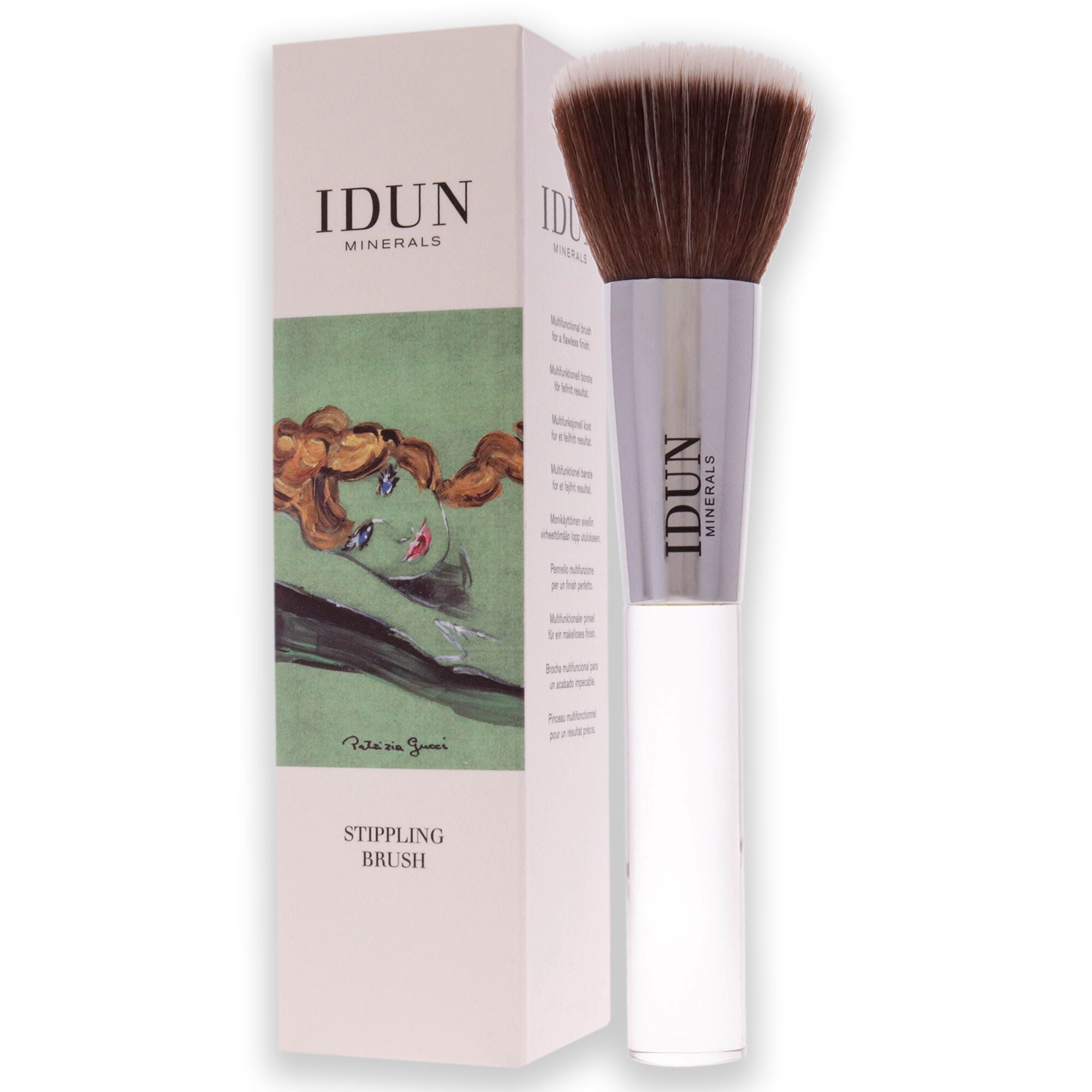 Stippling Brush - 011 by Idun Minerals for Women - 1 Pc Brush, , alternate image number 7