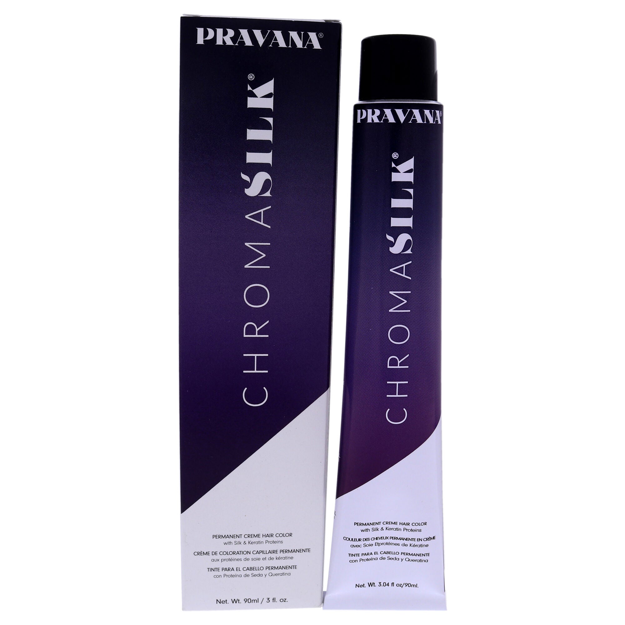 ChromaSilk Creme Hair Color - 4.52 Mahogany Beige Brown by Pravana for Unisex - 3 oz Hair Color, See Description, hi-res image number 0