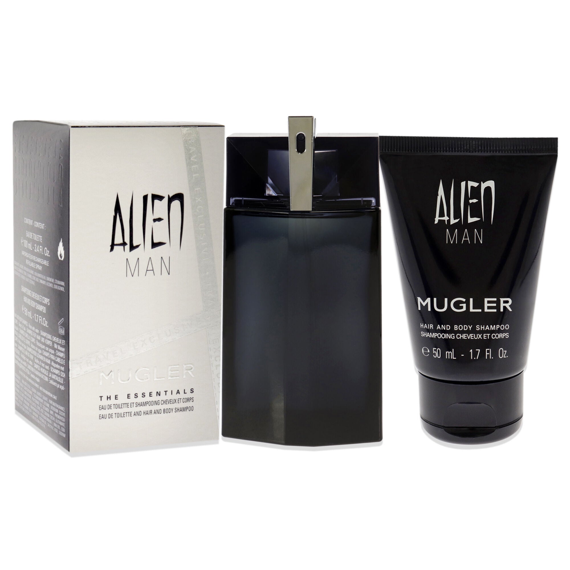 Alien Man by Thierry Mugler for Men - 2 Pc Gift Set 3.4 oz EDT Spray, 1.7oz Hair and Body Shampoo, , alternate image number 7