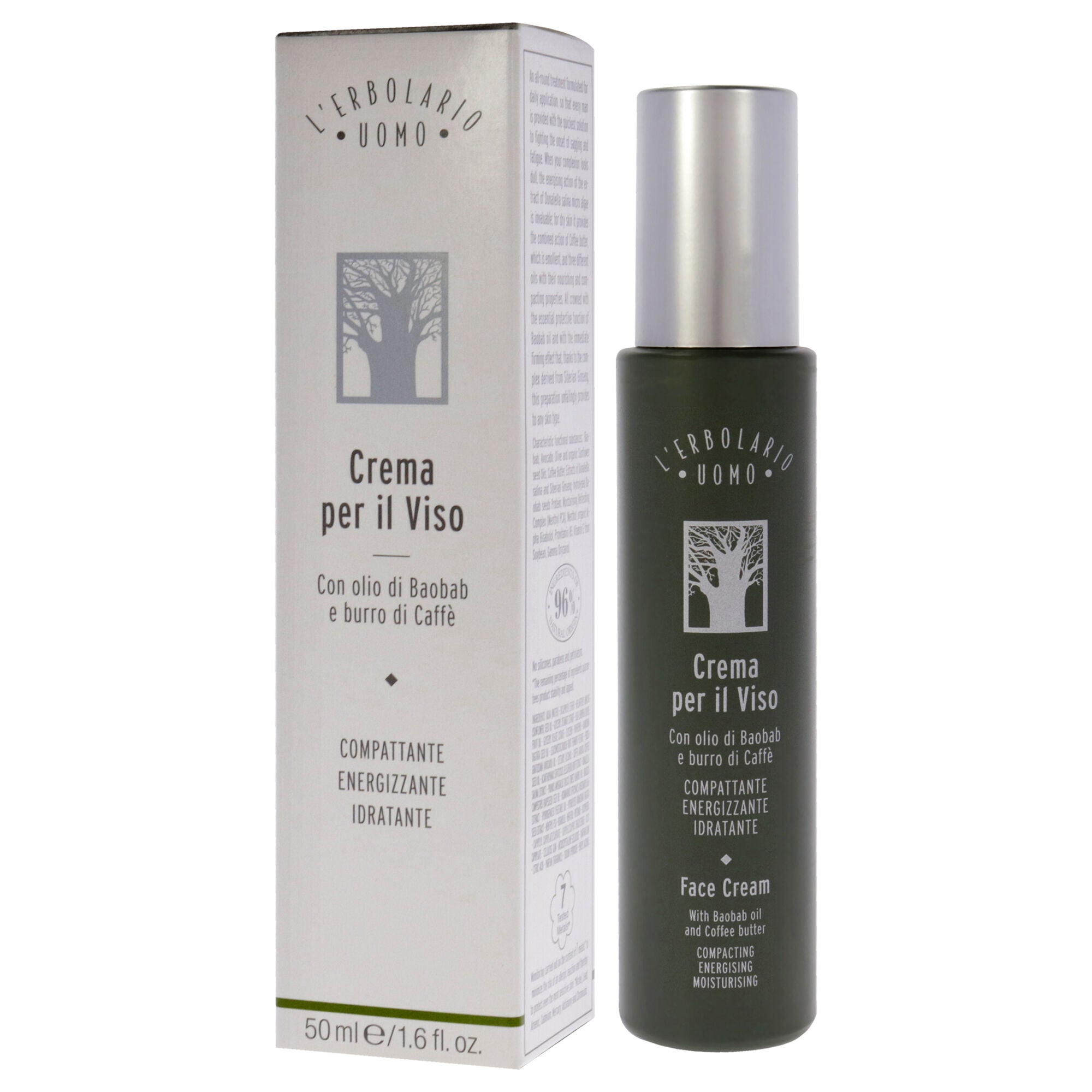 Oumo Face Cream y LErbolario for Men - 1.6 oz Cream, See Description, alternate image number 3