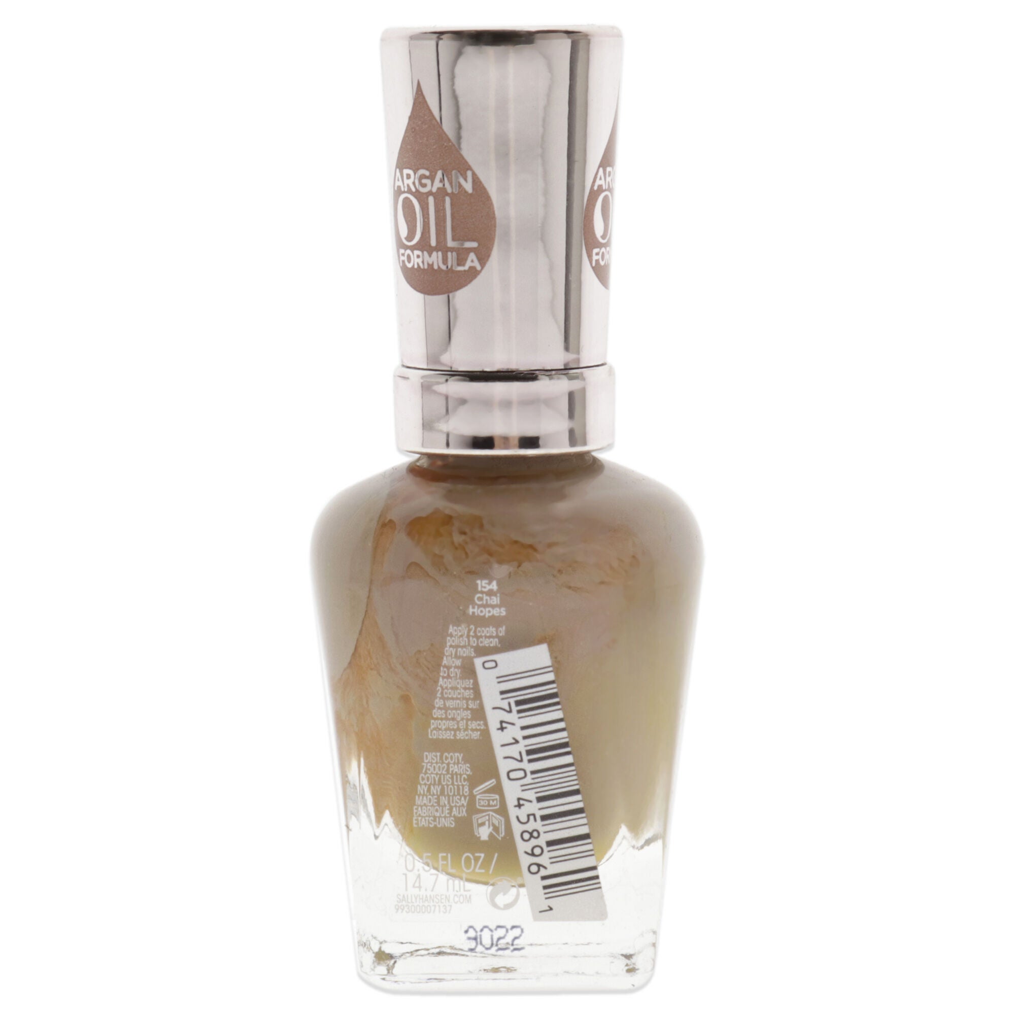 Color Therapy Nail Polish - 154 Chai Hopes by Sally Hansen for Women - 0.5 oz Nail Polish, See Description, alternate image number 1