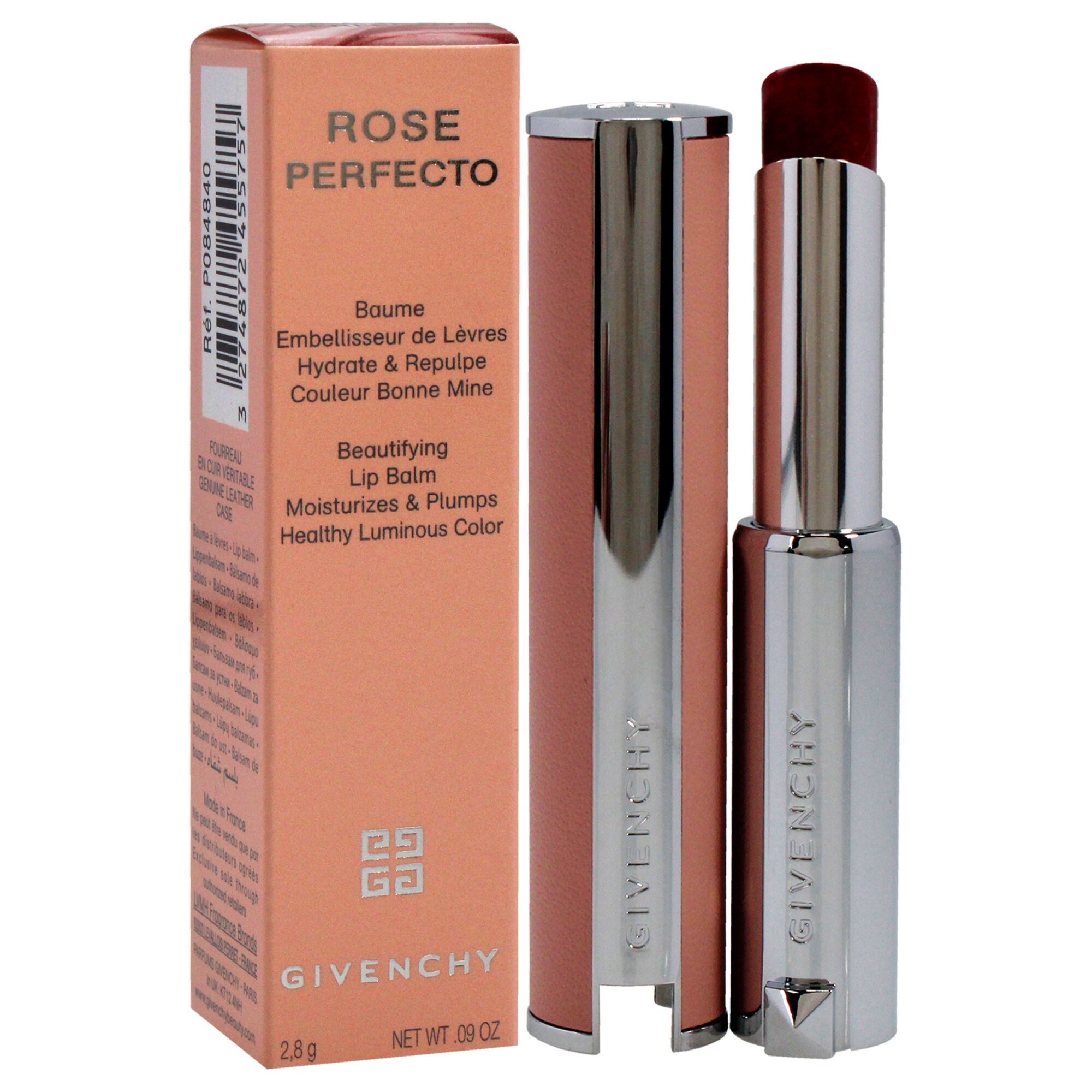 Rose Perfecto Plumping Lip Balm - 37 Rouge Graine by Givenchy for Women - 0.09 oz Lip Balm, See Description, alternate image number 2