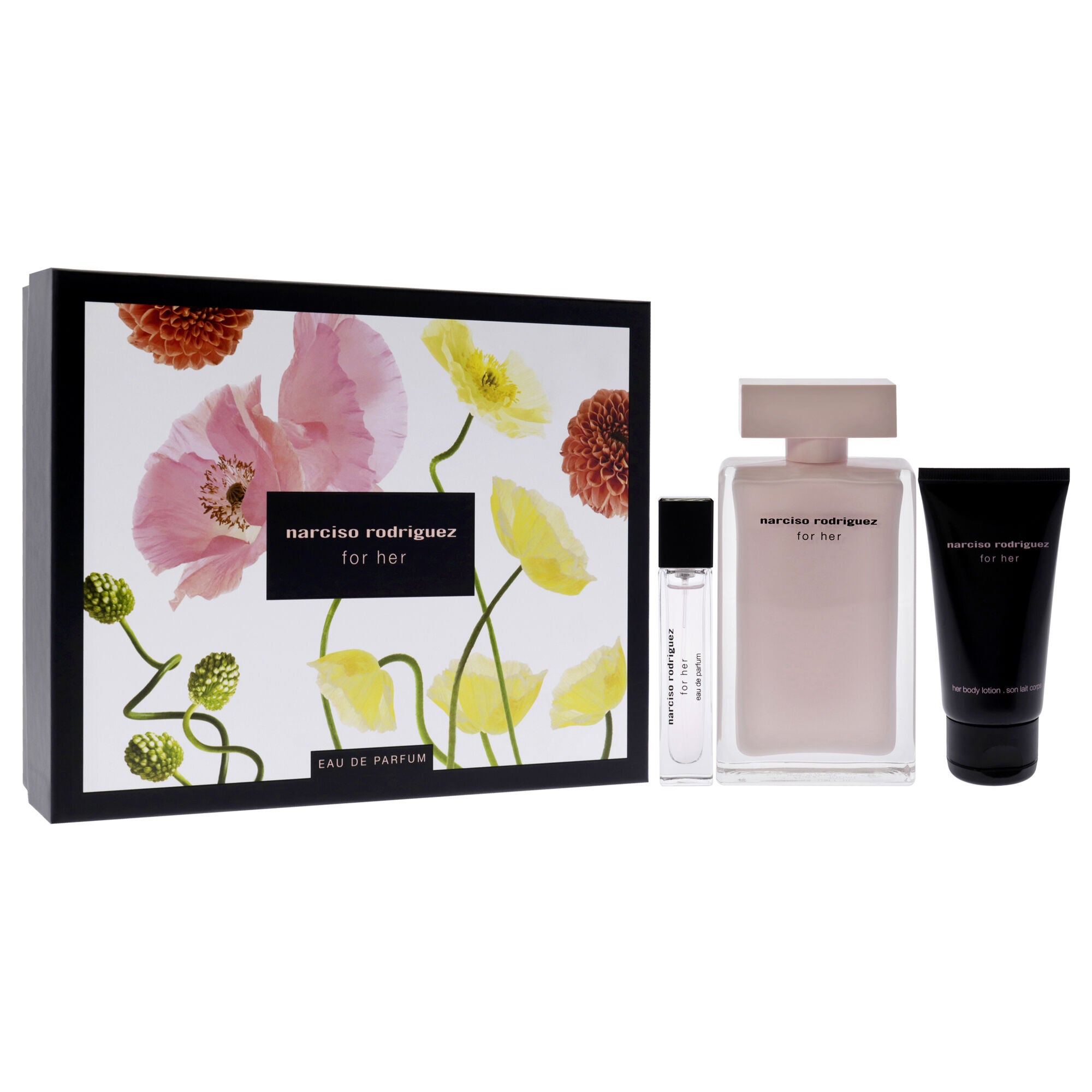 Narciso Rodriguez by Narciso Rodriguez for Women - 3 Pc Gift Set 3.3oz EDP Spray, 0.33oz EDP Spray, 1.6oz Body Lotion, , alternate image number 7